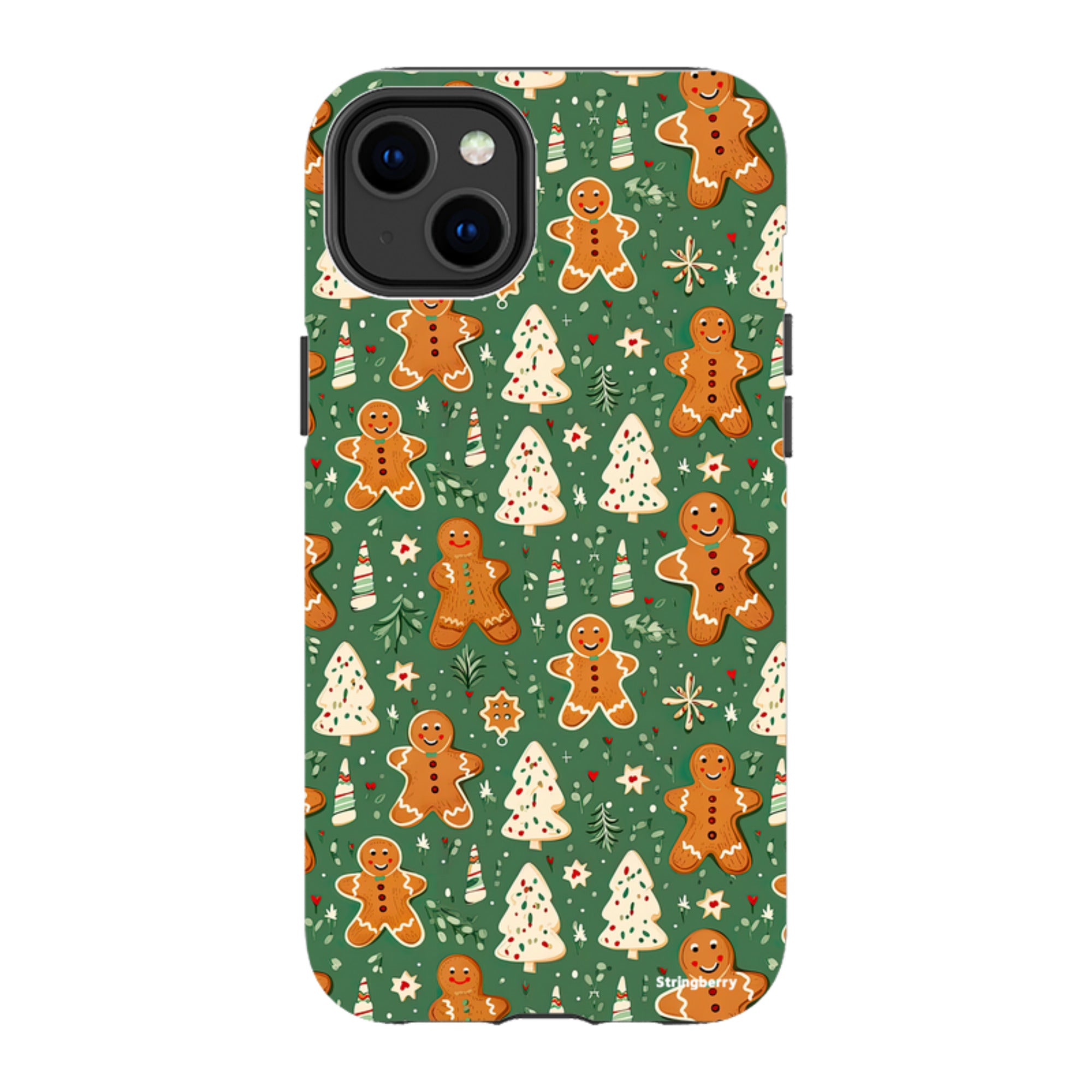 iPhone Tough Case - Ginger Bread Xmas II
