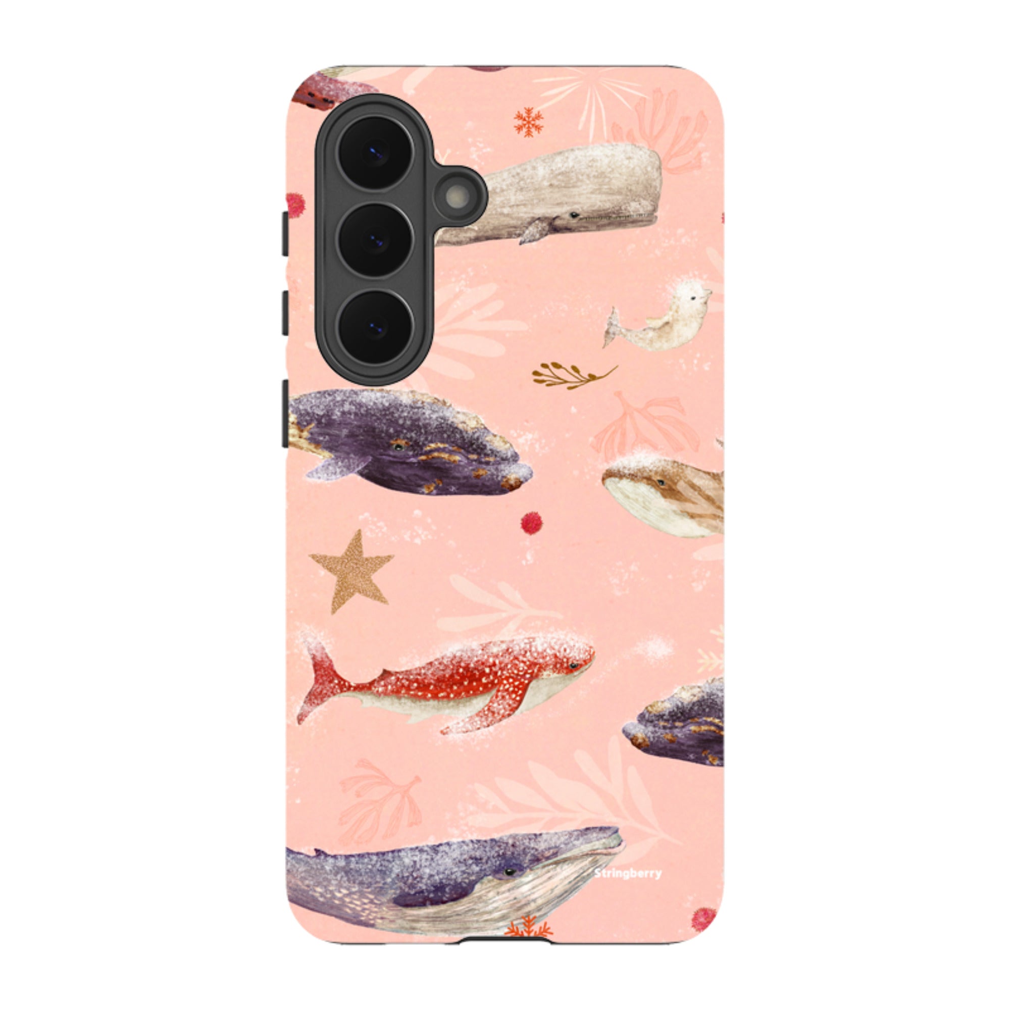 Samsung Tough Case - Sugar Plum Whales By Katherine Quinn
