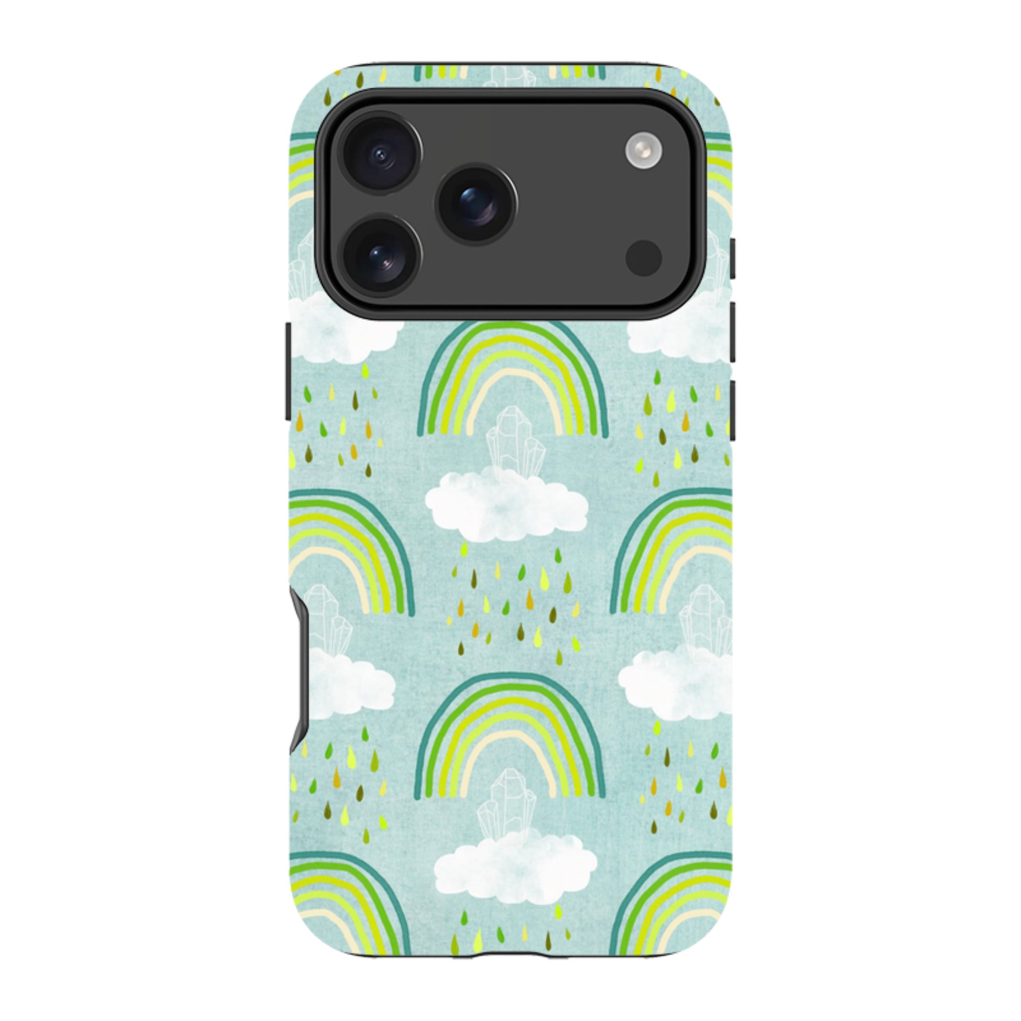 iPhone MagSafe Tough Case - Rainbows and Crystals By Katherine Quinn