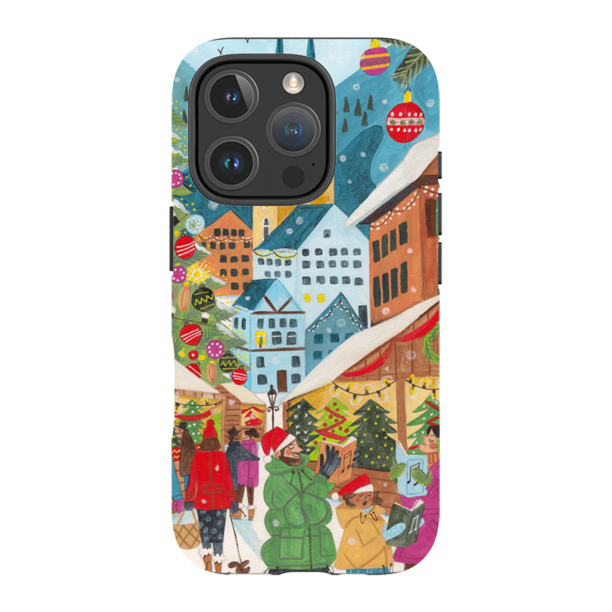 iPhone MagSafe Tough Case - Christmas Market By Caroline Bonne Muller