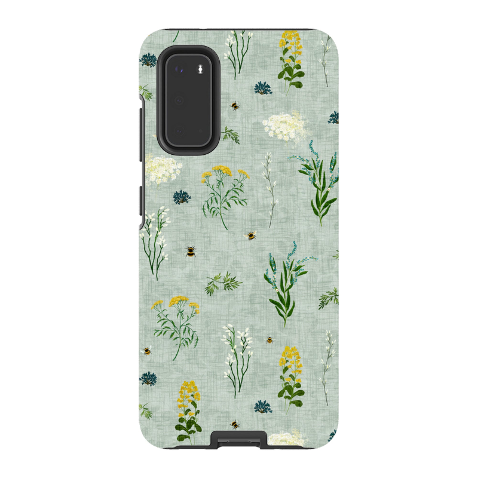 Samsung Tough  Case - Song Bird Florals and Bees By Katherine Quinn