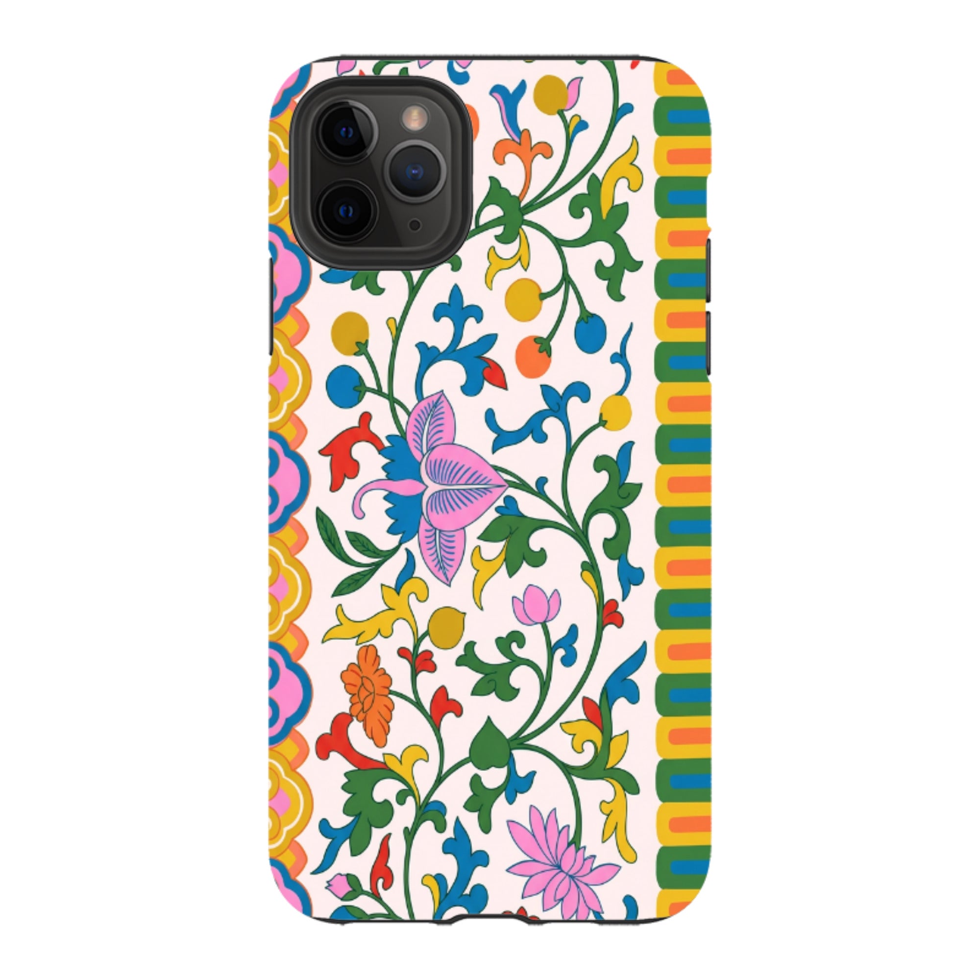 iPhone Tough Case - Vintage Asian Silk Tapestry