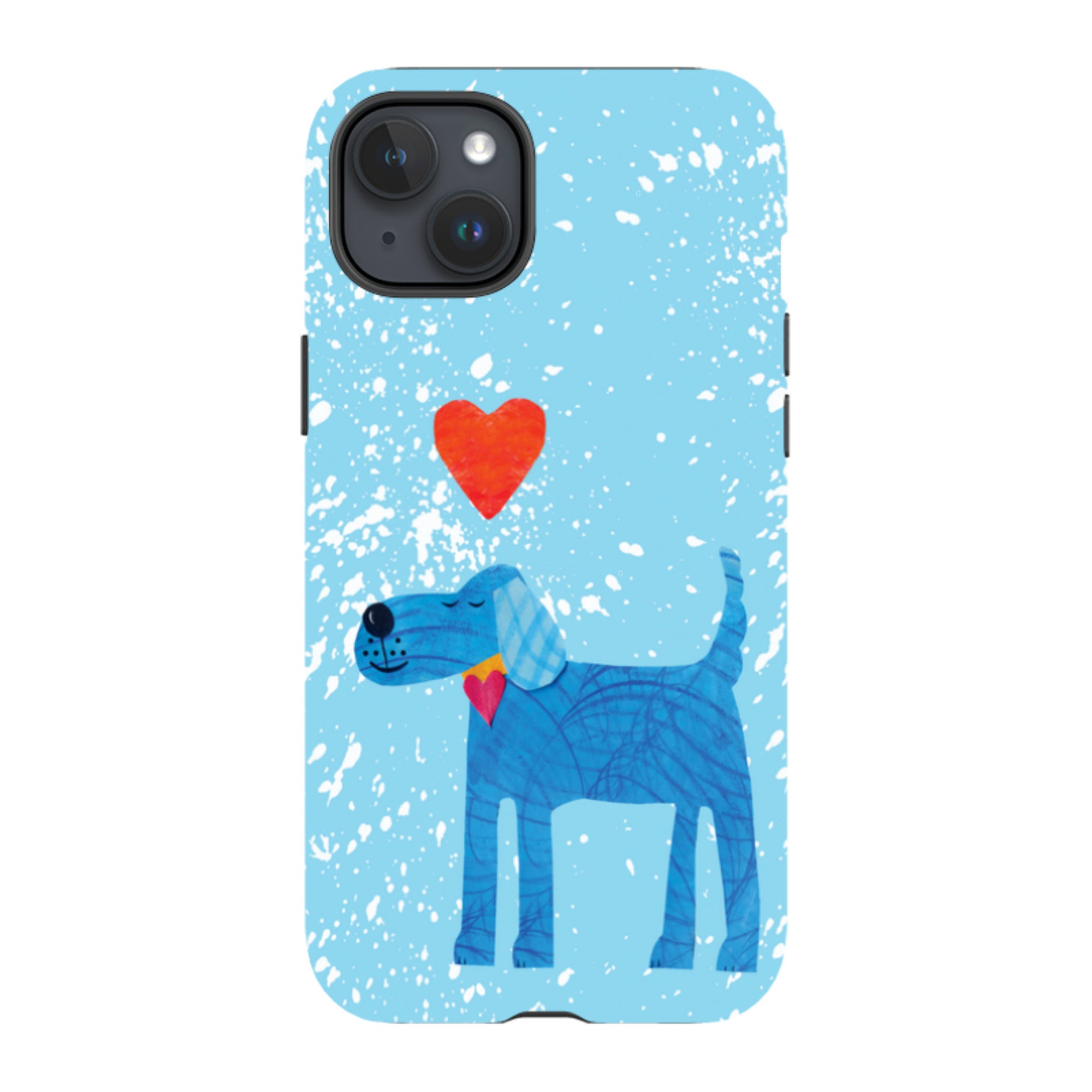iPhone MagSafe Tough Case - Blue Dog By Tracey English