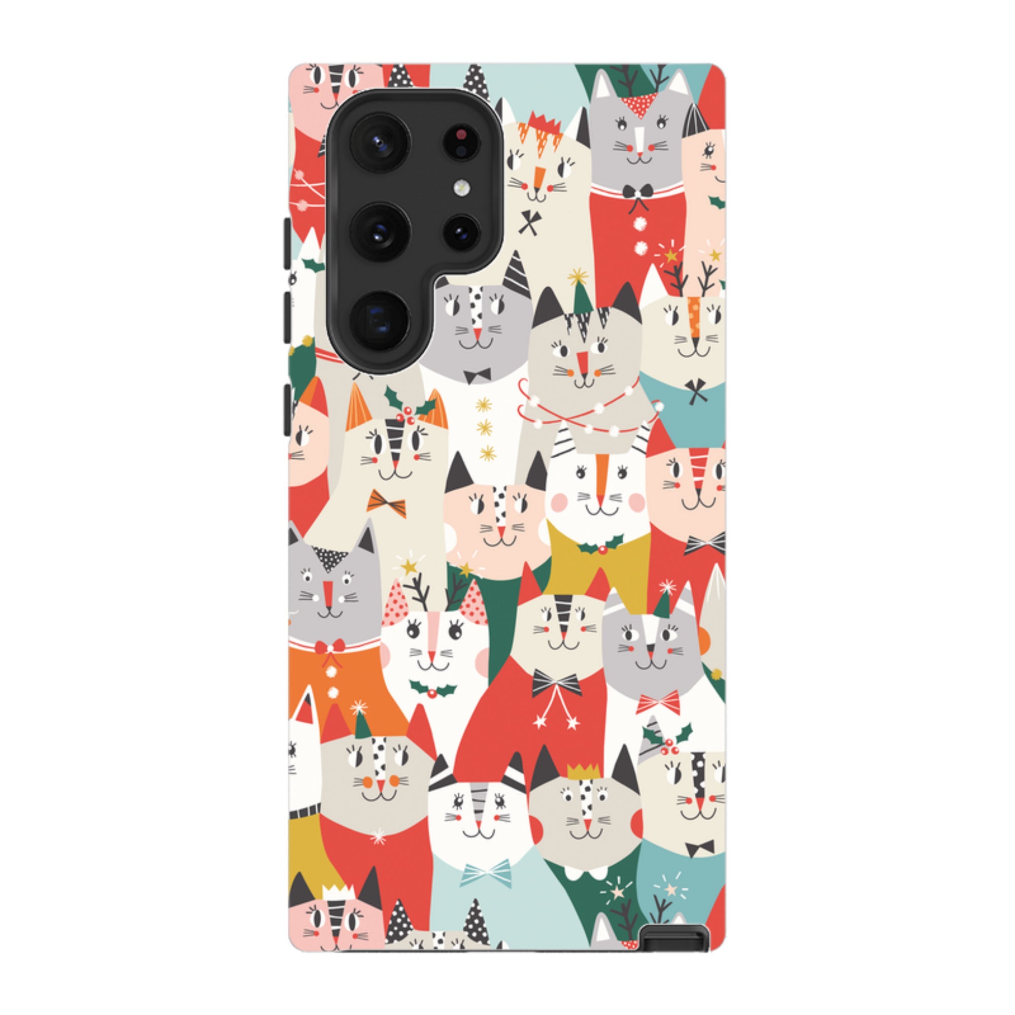 Samsung Tough Case - Christmas cats By Ali Brookes