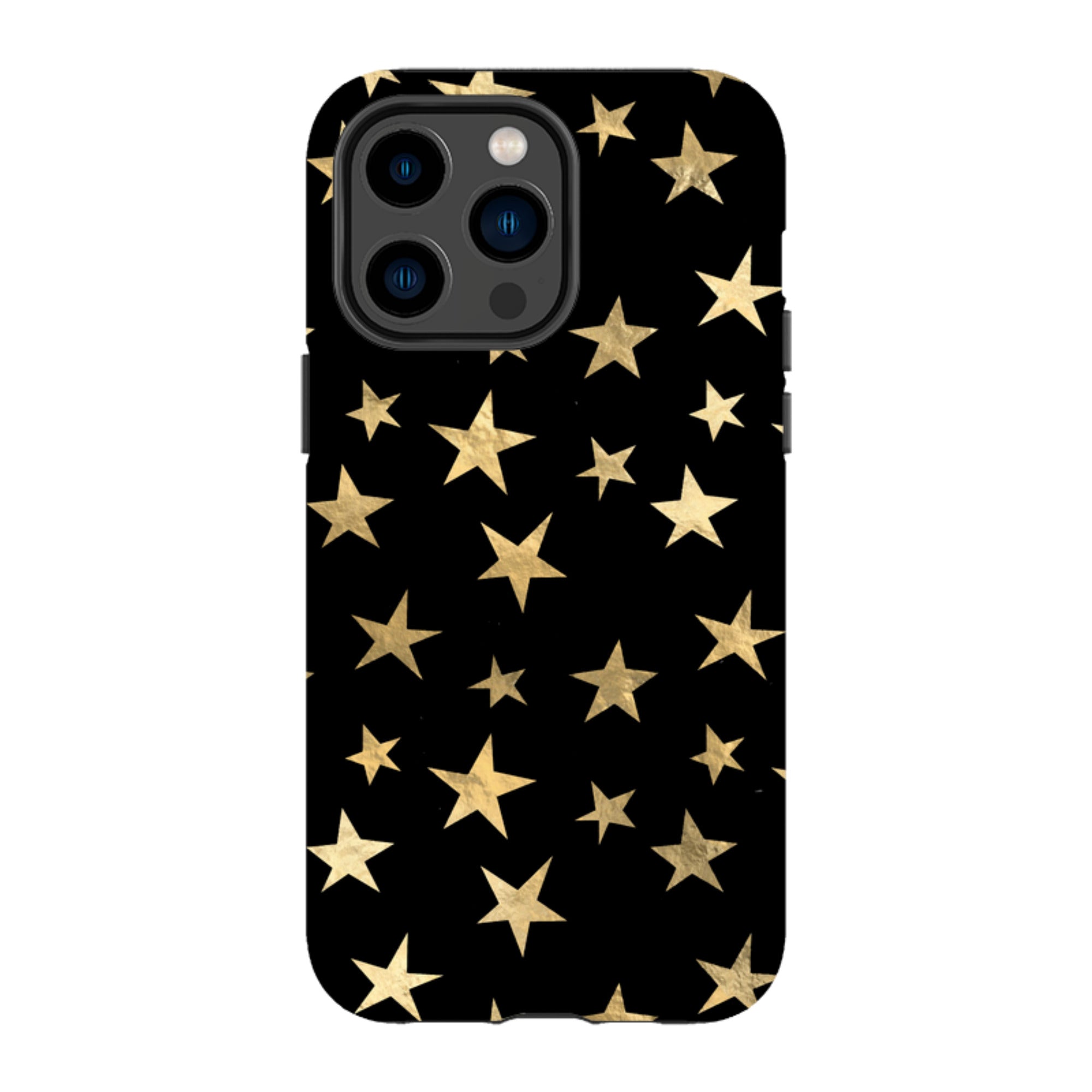iPhone MagSafe Tough Case - Black and Gold Stars
