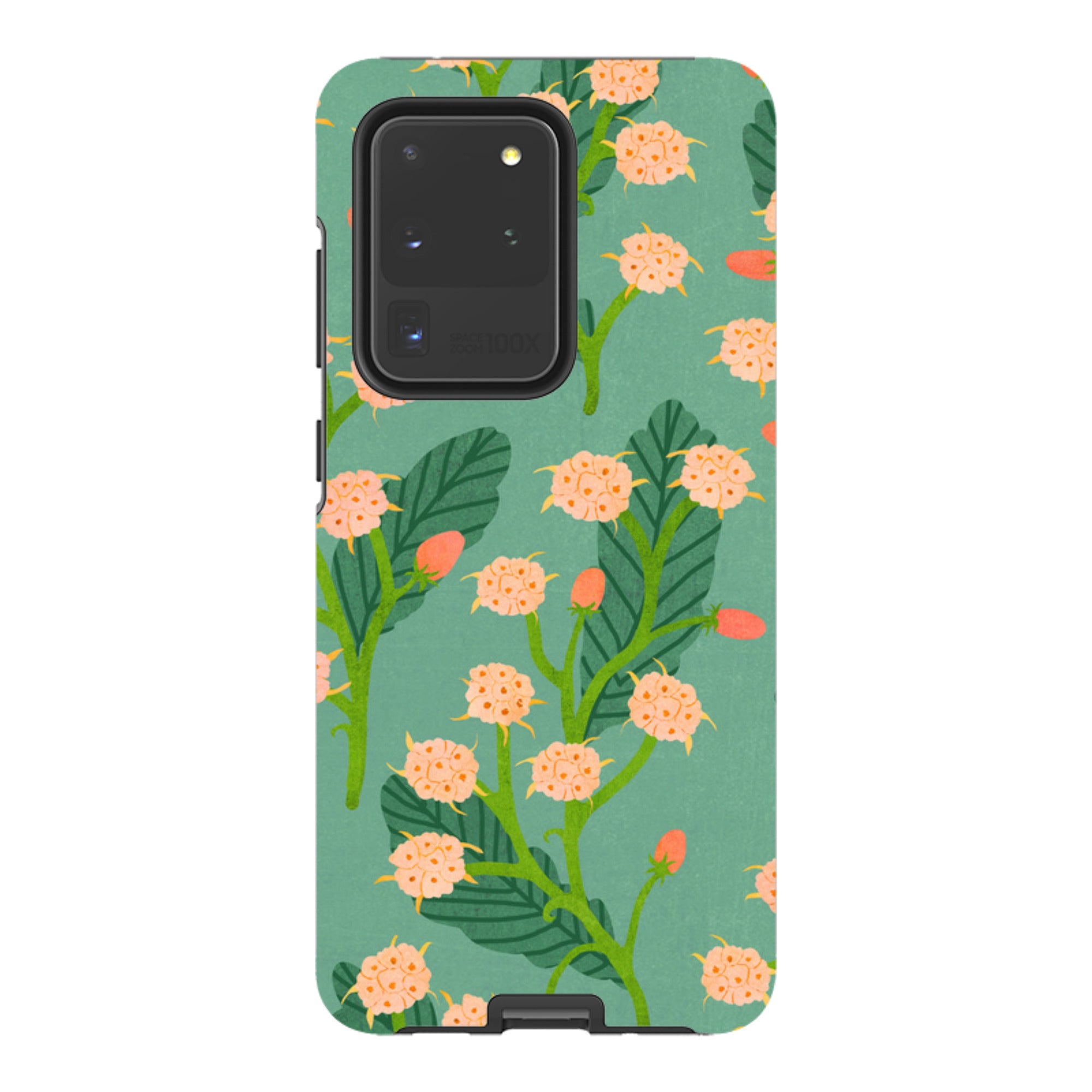 Samsung Tough Case - Summer Seeds Teal By Katherine Quinn
