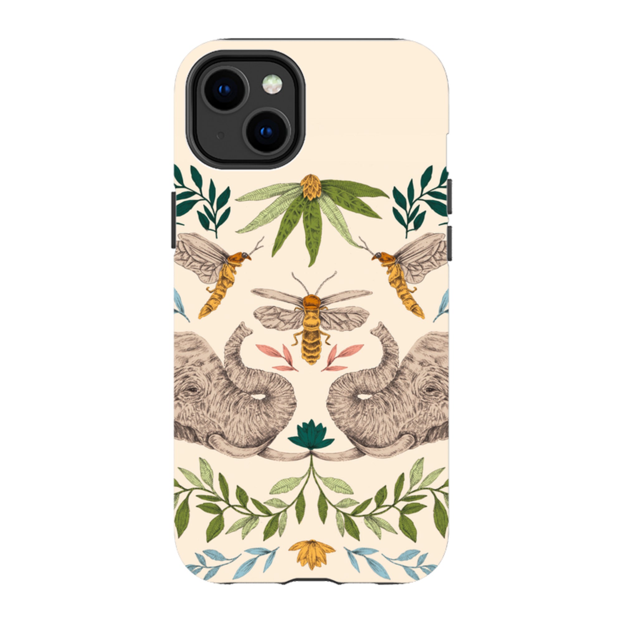 iPhone Tough Case - Elephant Firefly By Jade Mosinski