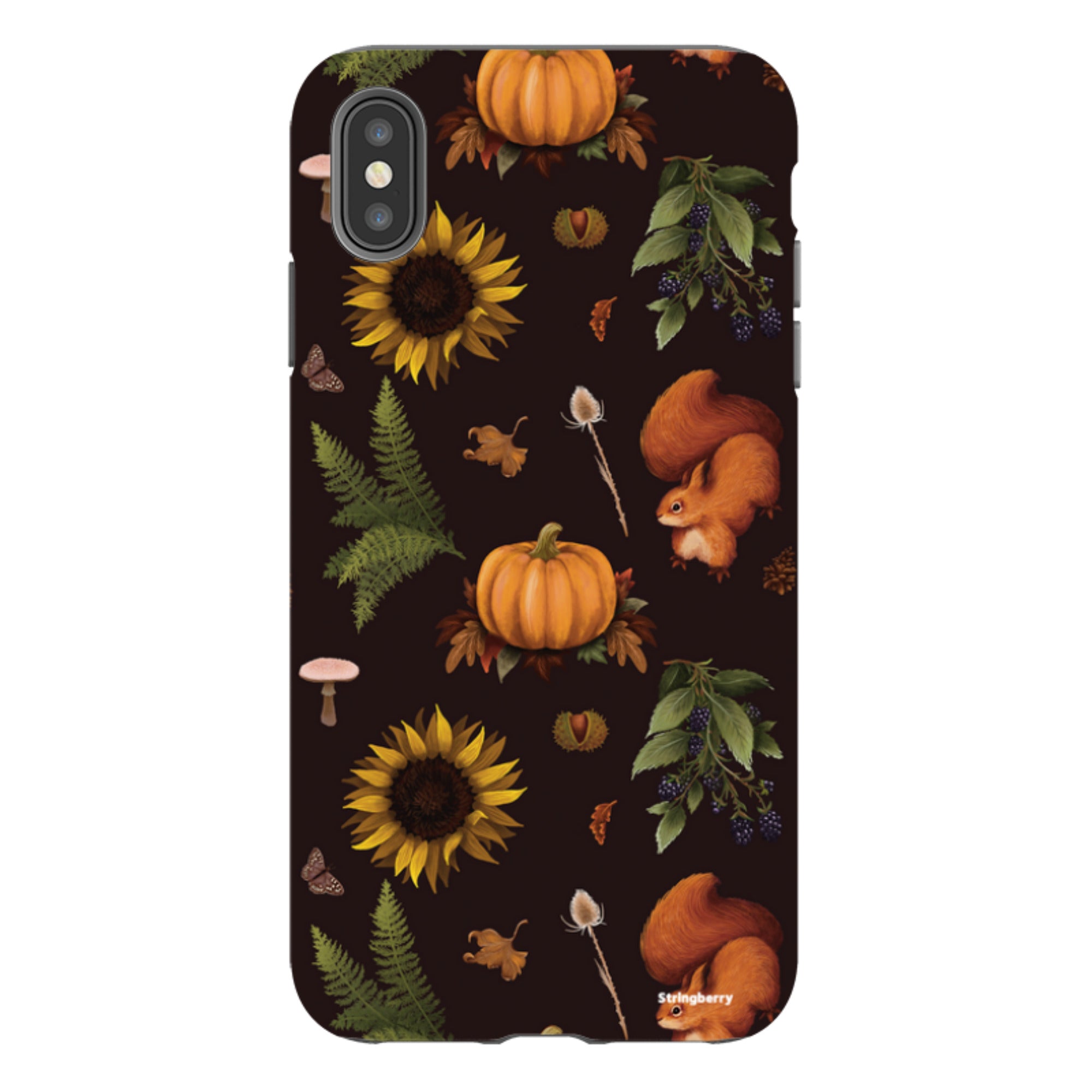 iPhone Tough Case - Autumn Pattern I By Anna Stead