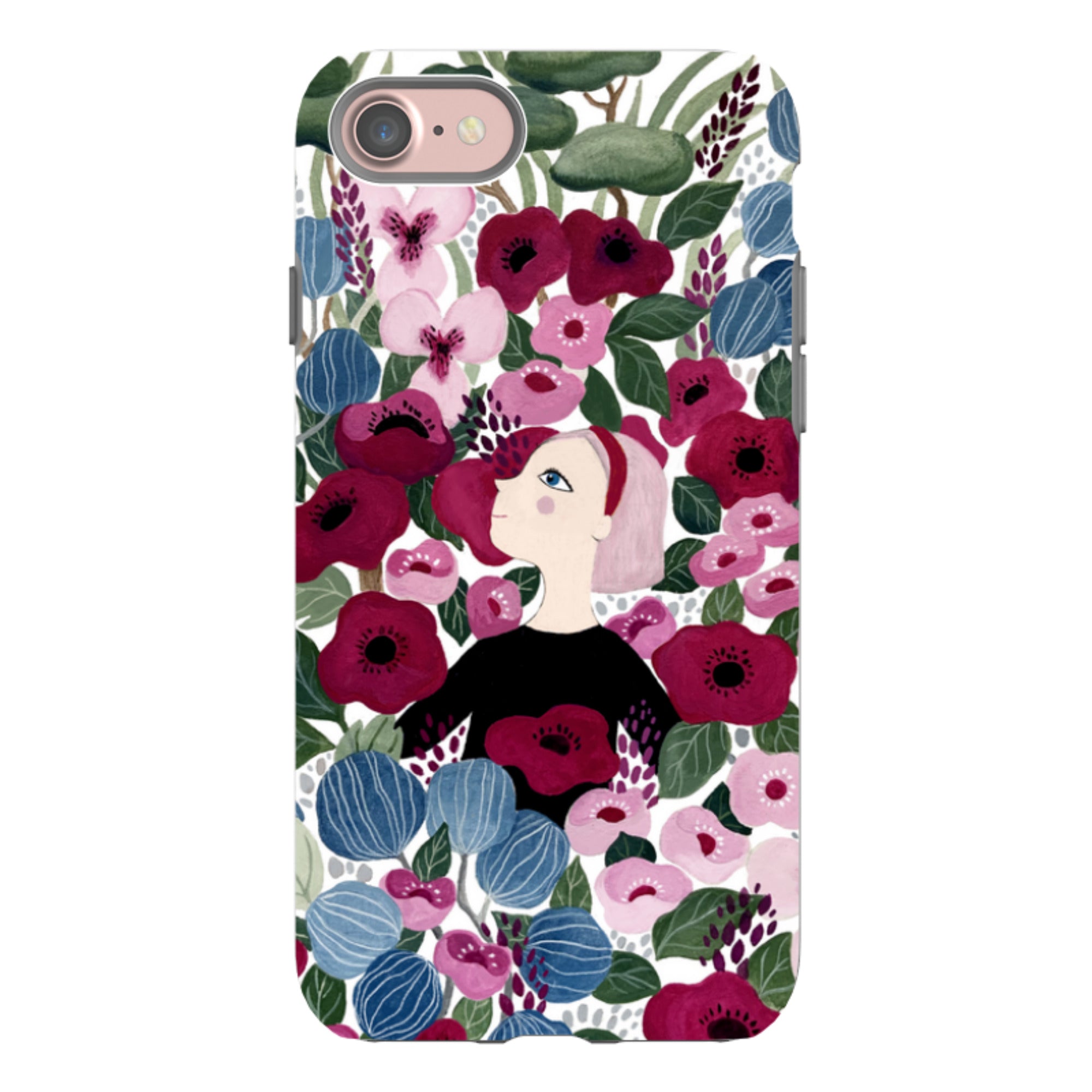 iPhone Tough Case - Flower Garden By Bex Parkin