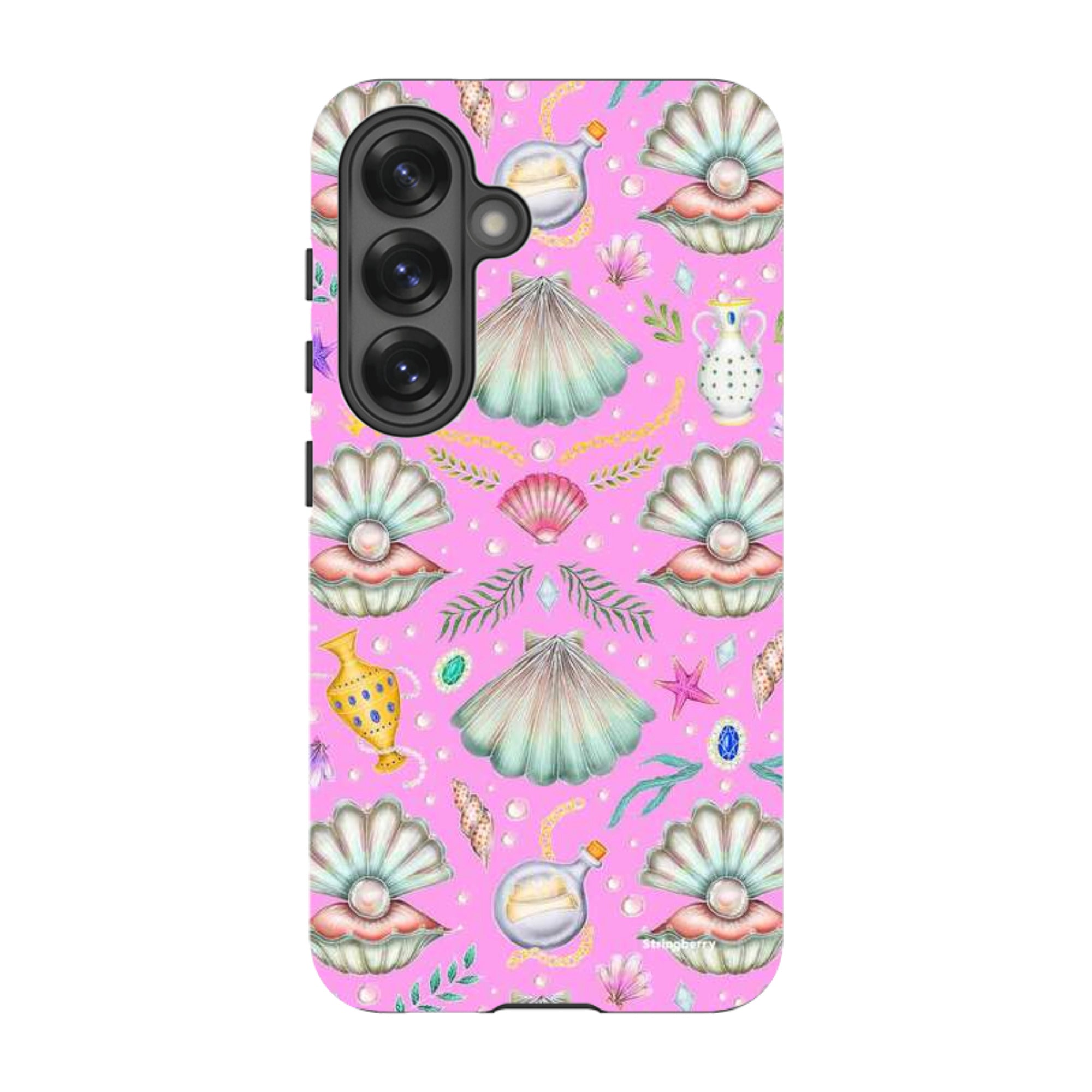 Samsung Tough Case - Pearl's Fantasy Candy Pink By Catherine Rowe