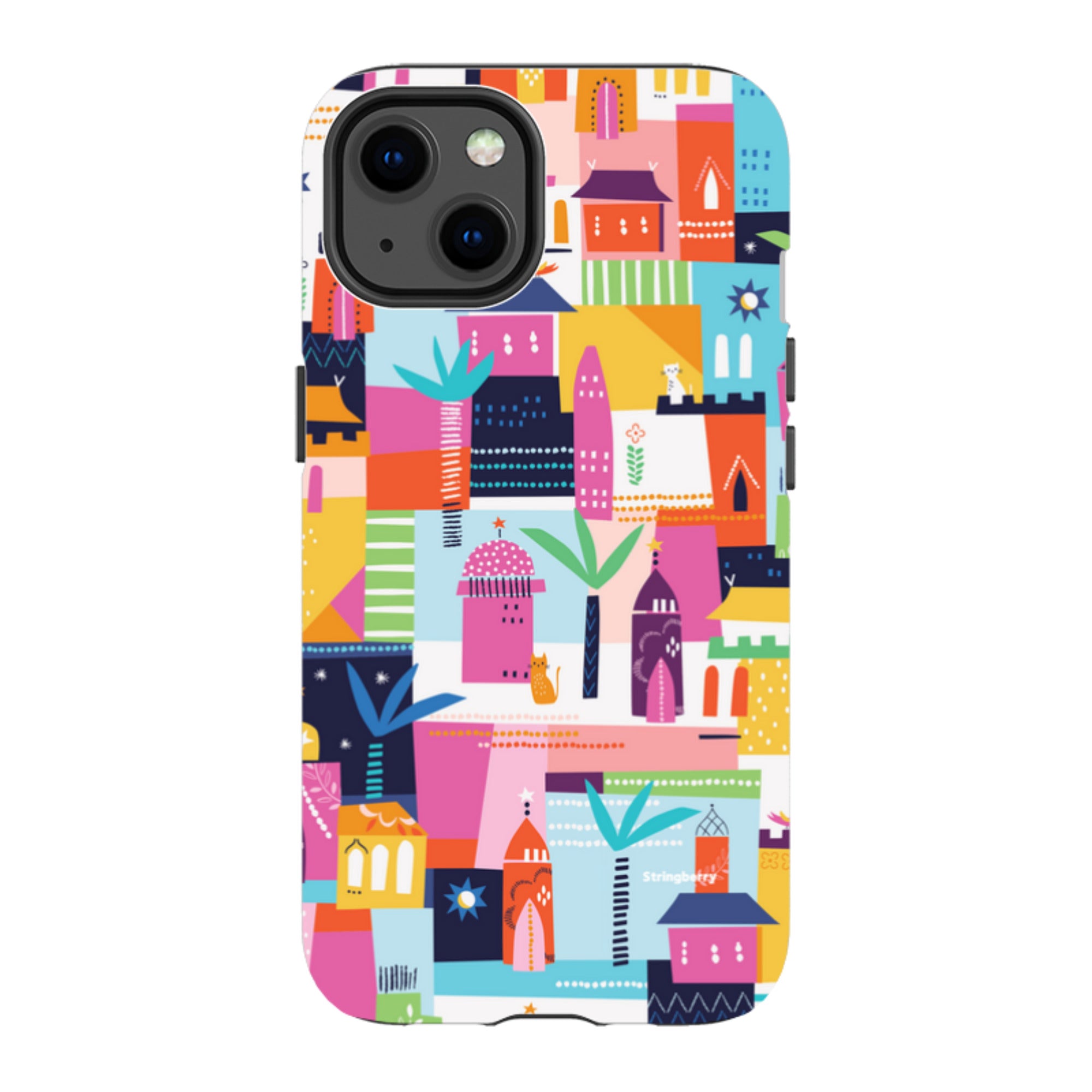 iPhone MagSafe Tough Case -  Houses By Ali Brookes