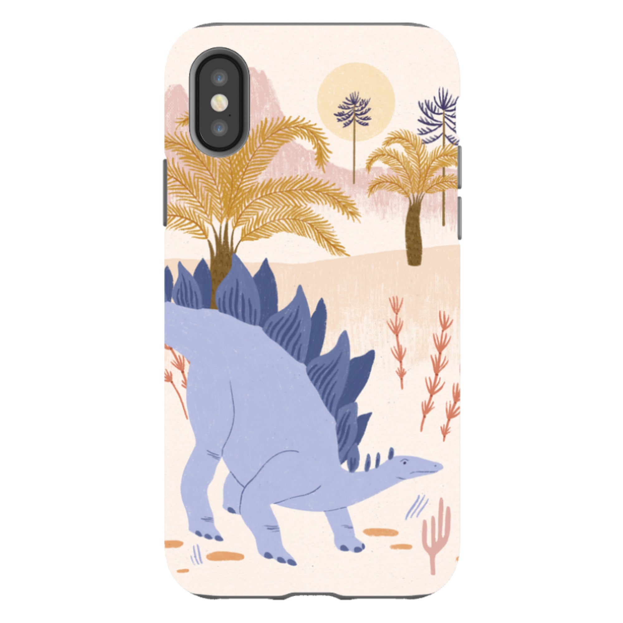 iPhone Tough Case - Stegosaurus By Meghann Rader