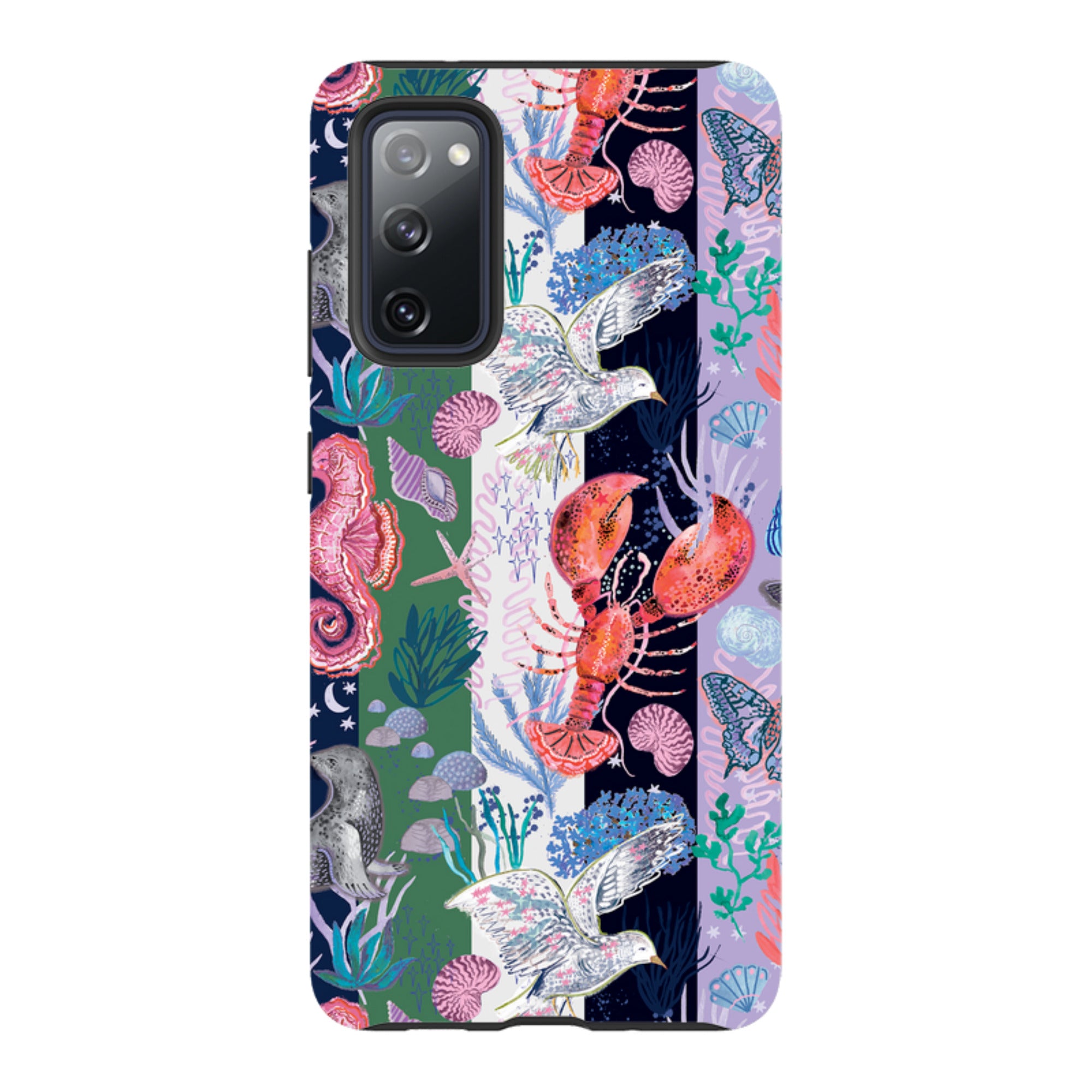 Samsung Tough  Case - Coastal Calling Stripe I By Emma Frances Grant