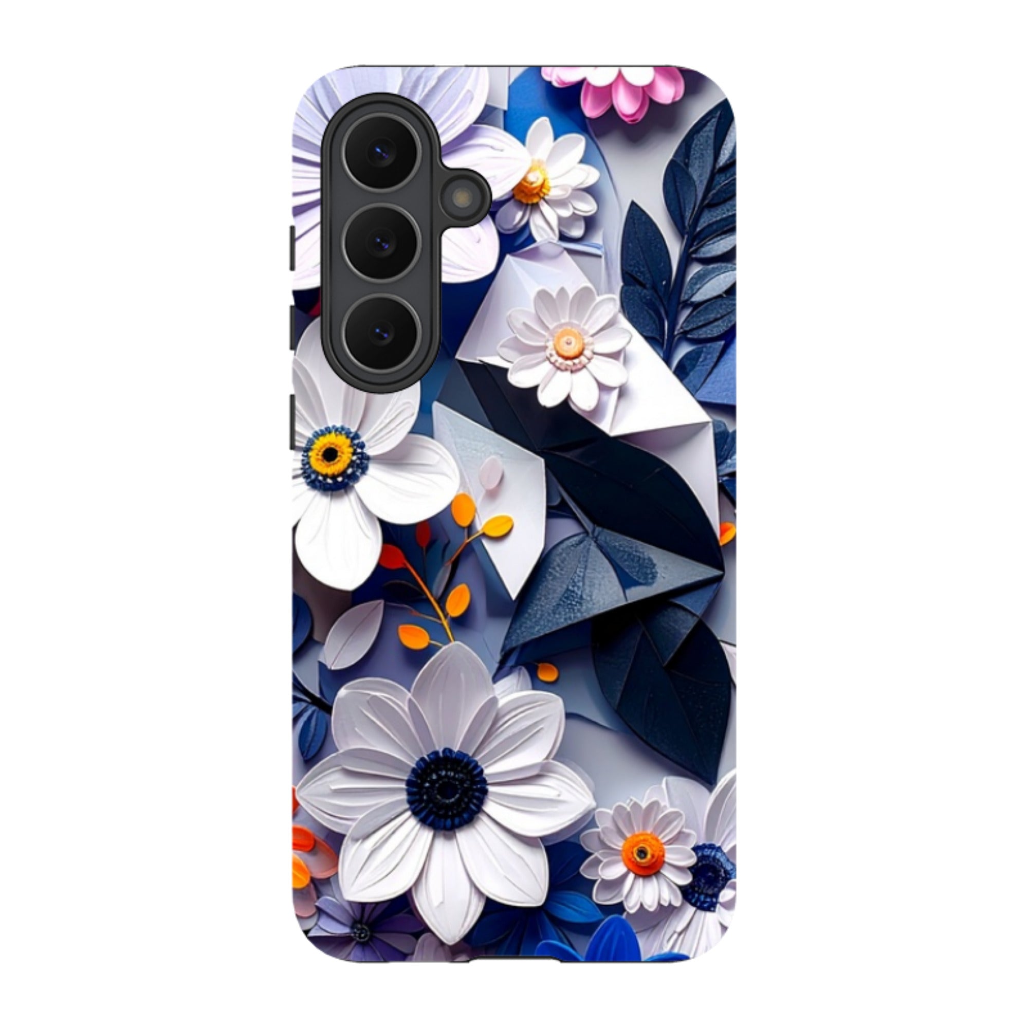 Samsung Tough Case - Summer Blue Florals