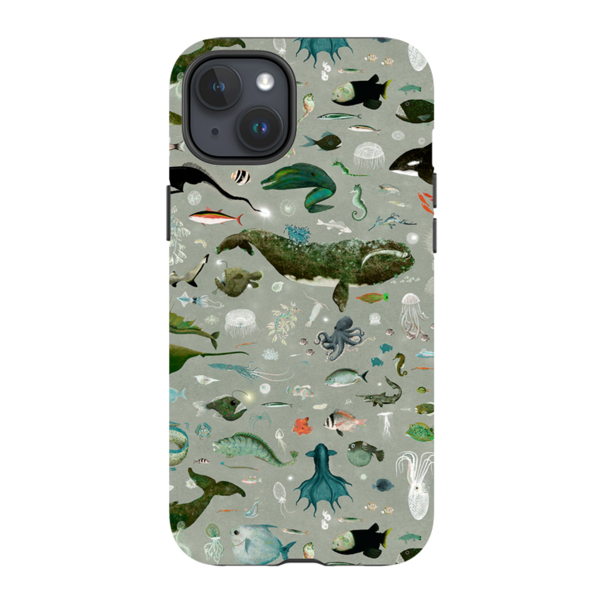 iPhone Tough Case - Moon Shadow By Katherine Quinn