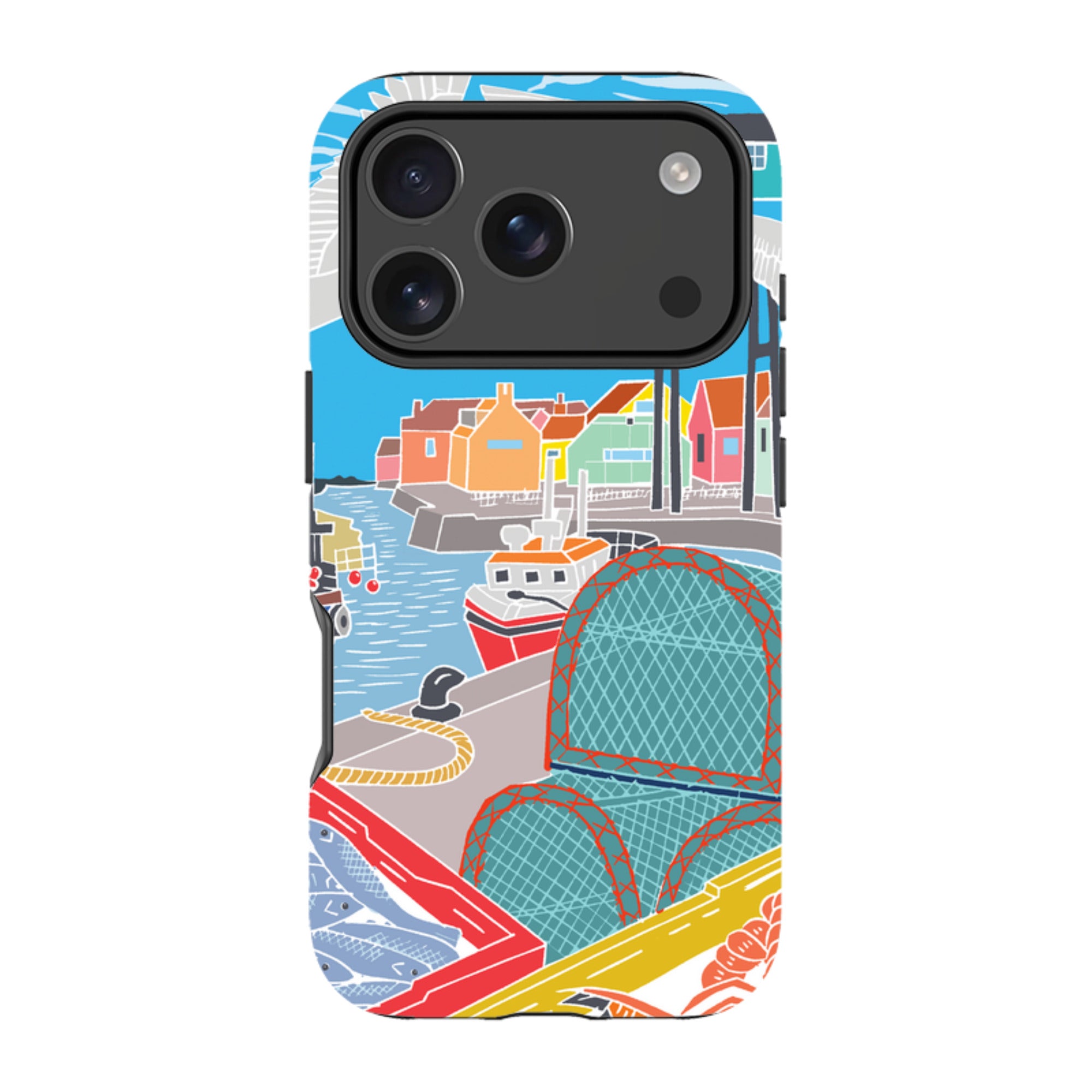 iPhone Tough Case - Bright Houses By Kate Heiss