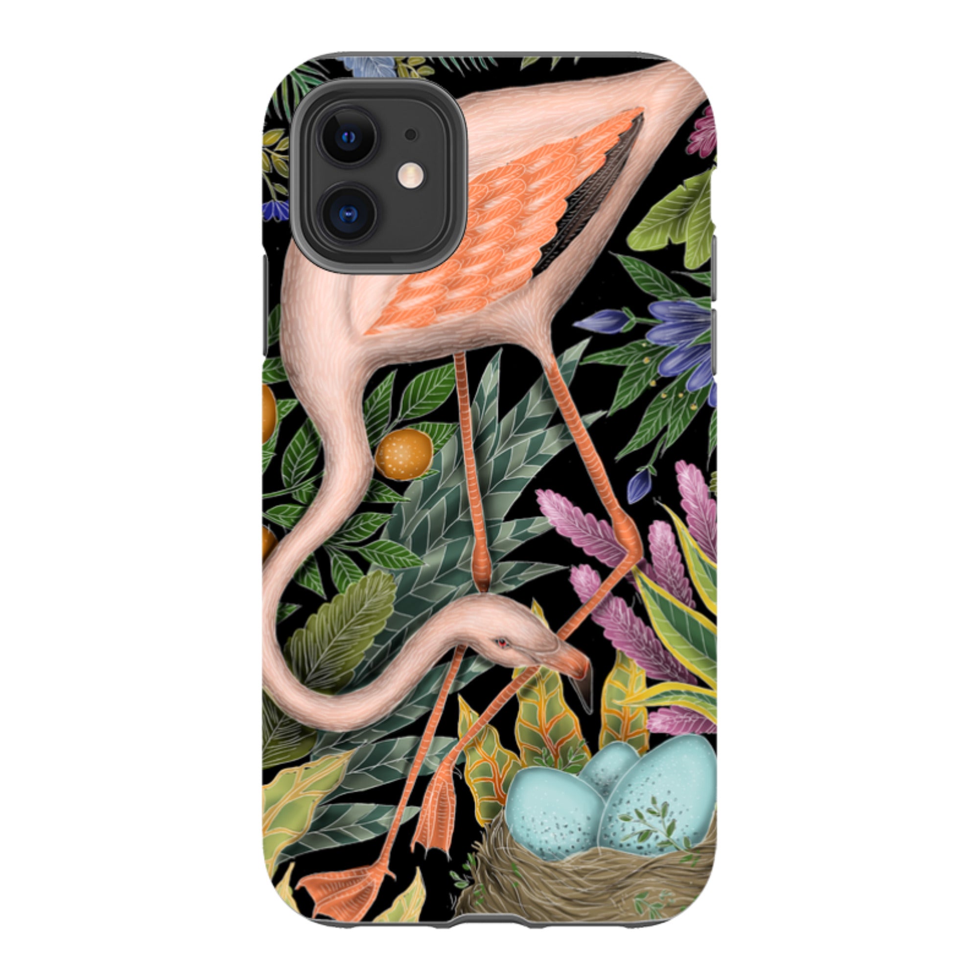 iPhone Tough Case - Flamingo By Catherine Rowe