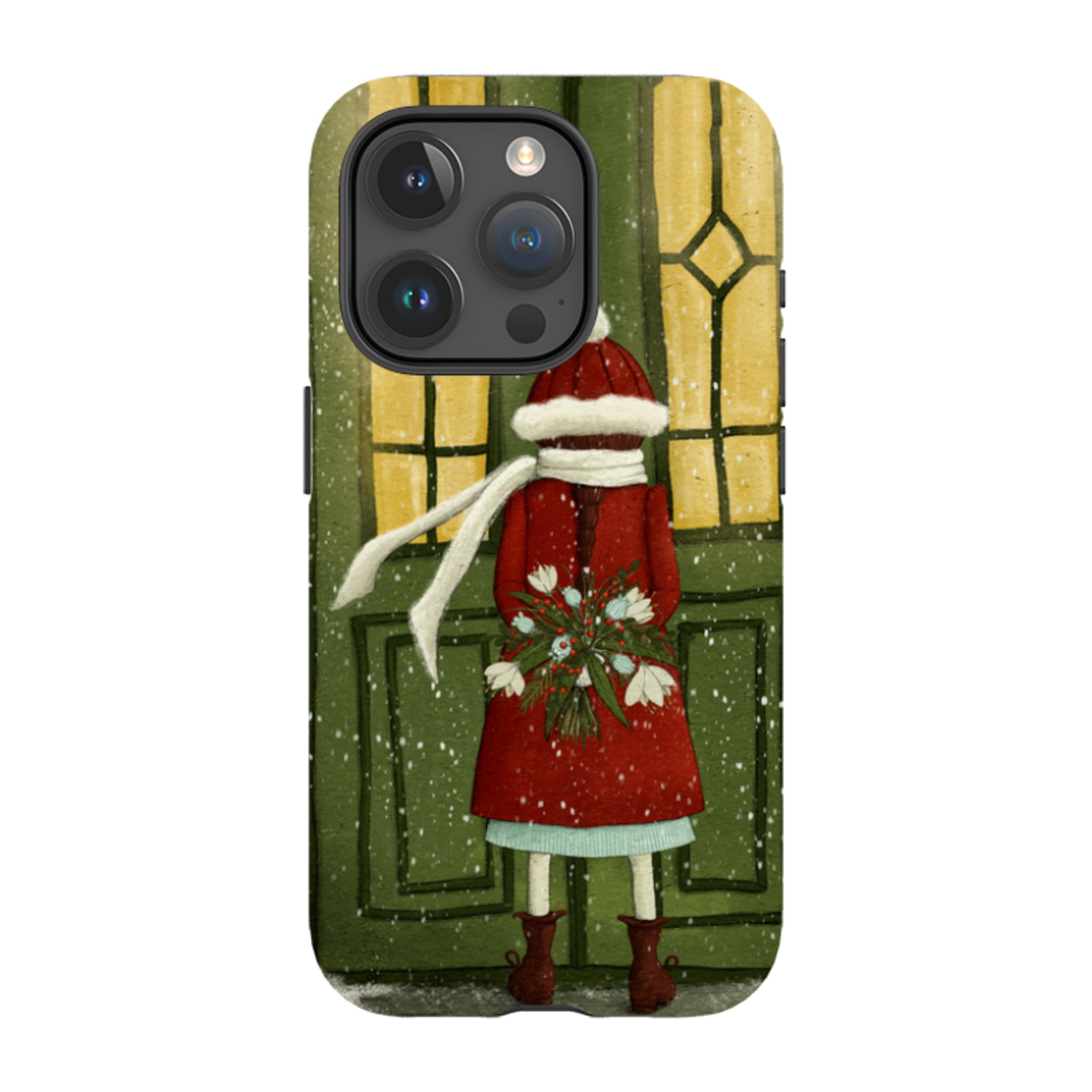 iPhone Tough Case - Winter Flowers By Maja Lindberg