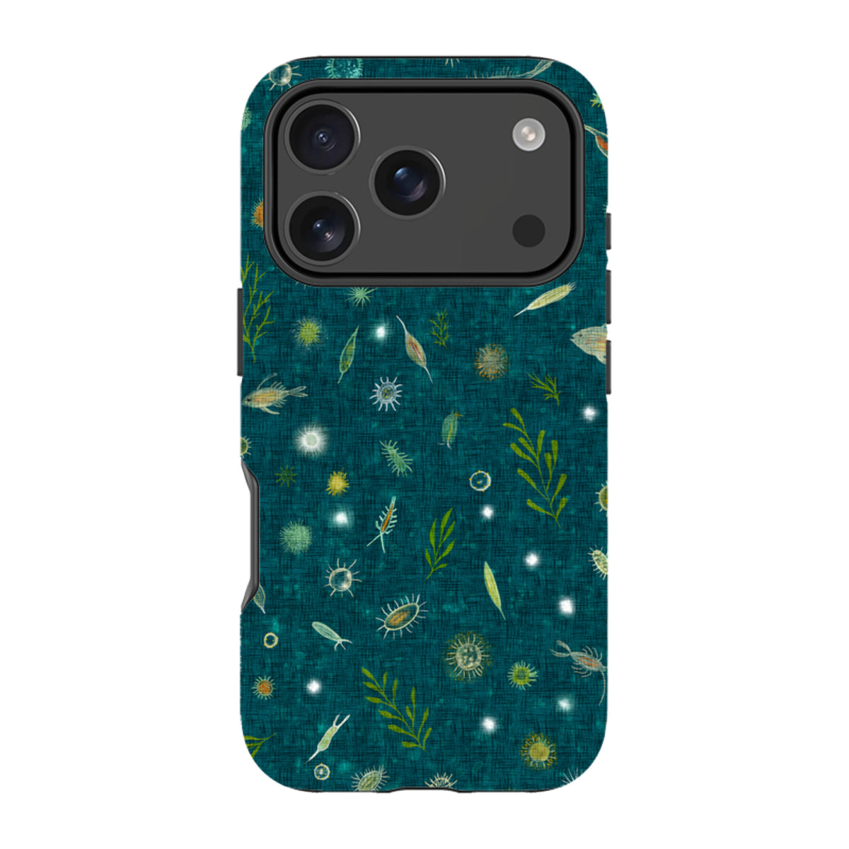 iPhone Tough Case - Plankton - Steel Blue By Katherine Quinn