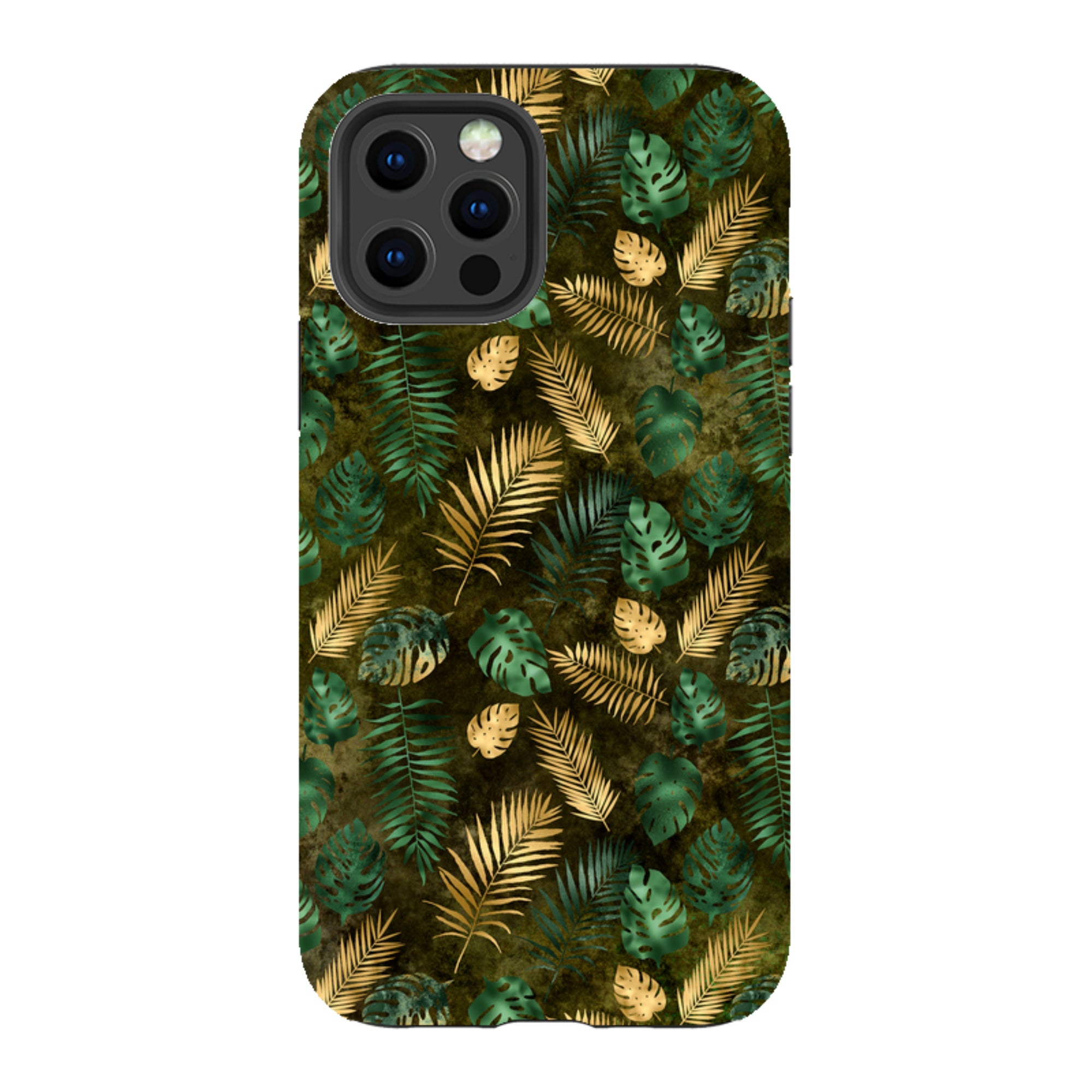 iPhone Tough Case - Feather Greens