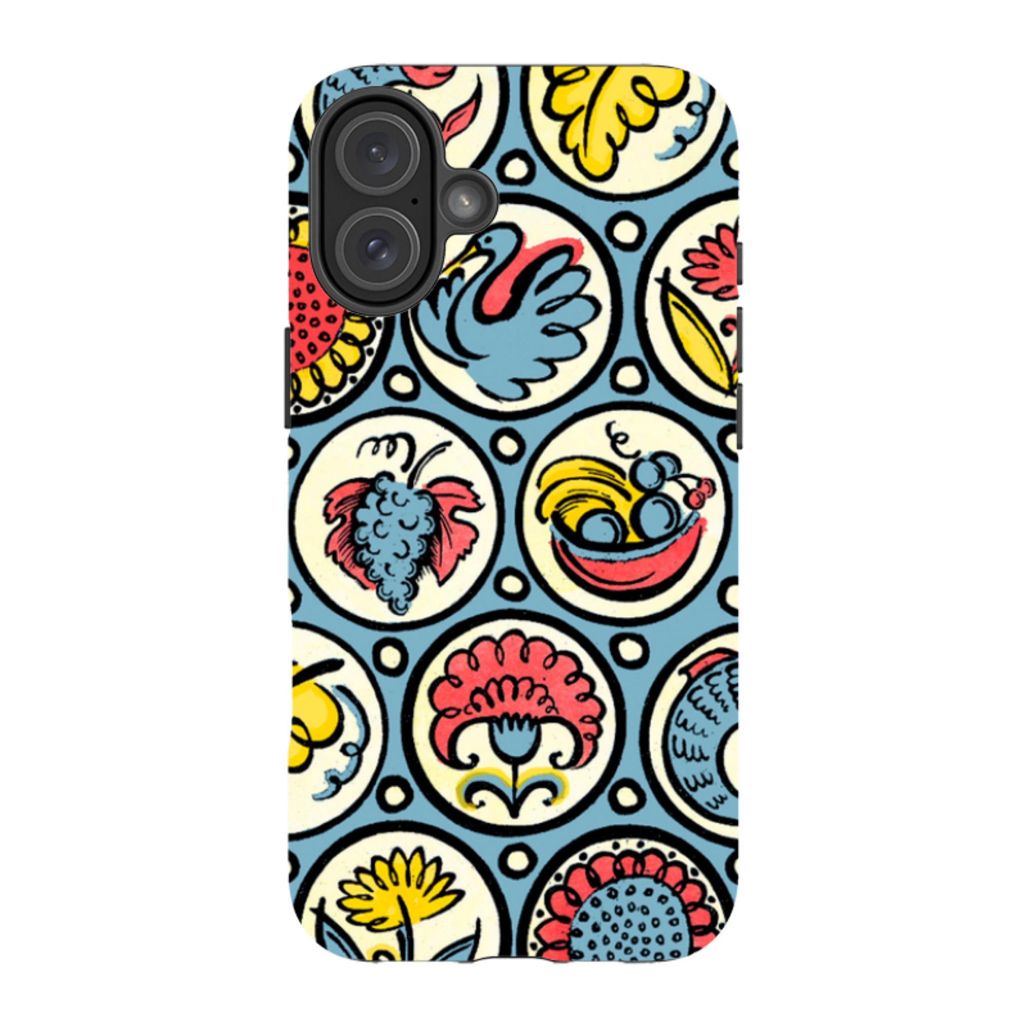iPhone Tough Case - Birds, Fish & Fruit By Cressida Bell