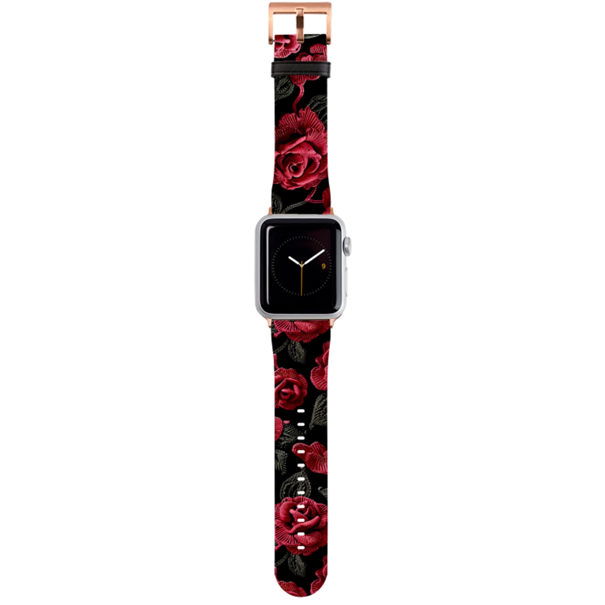 Dark Roses Apple Watch Strap