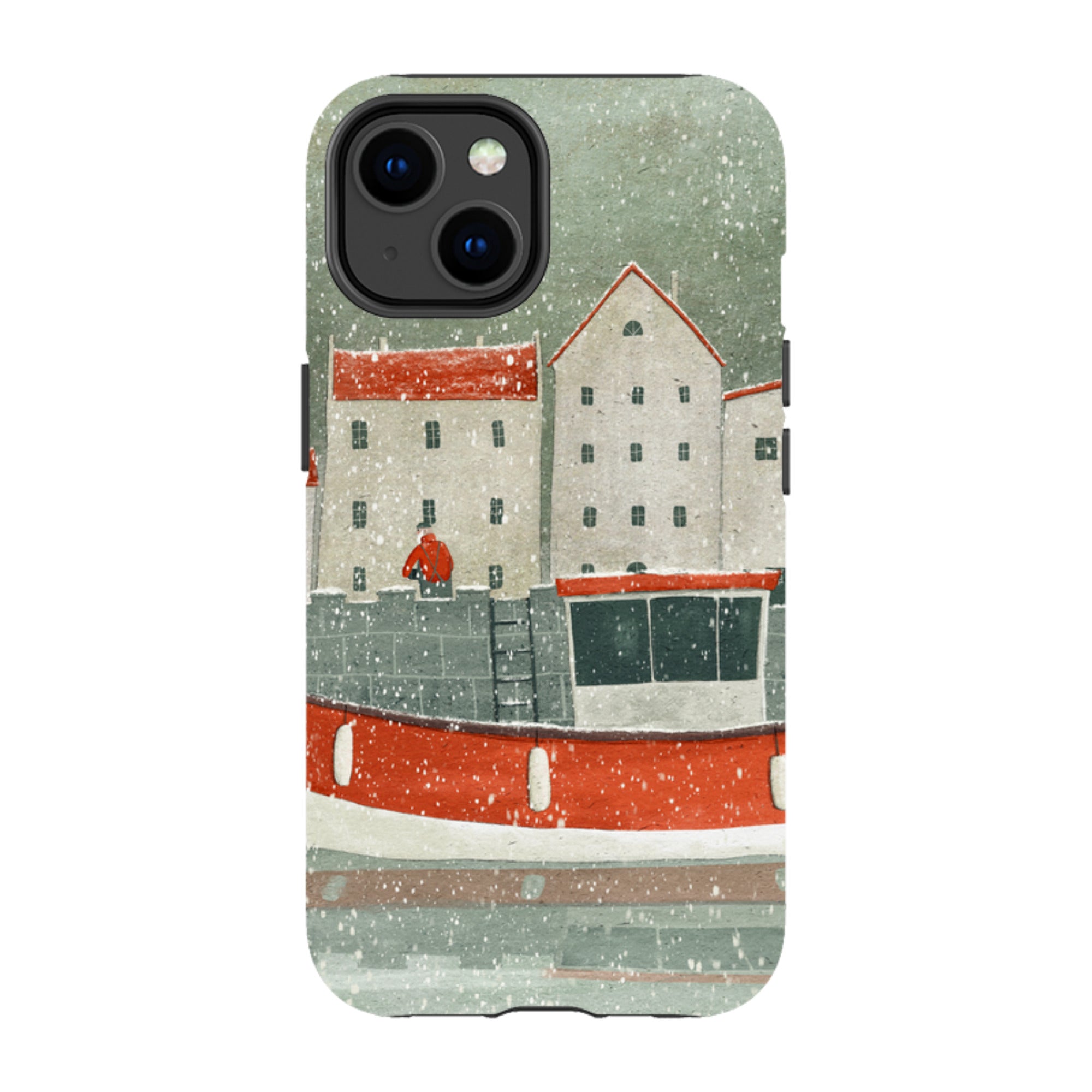 iPhone MagSafe Tough Case -  Christmas Harbour By Maja Lindberg