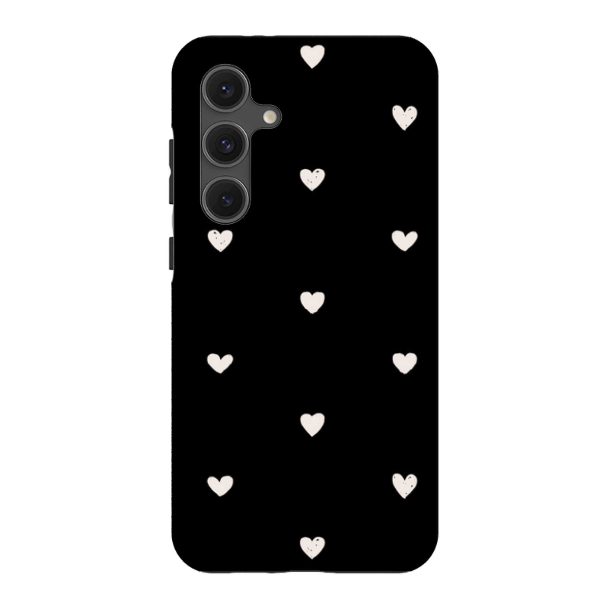 Samsung Tough Case - Hearts Black
