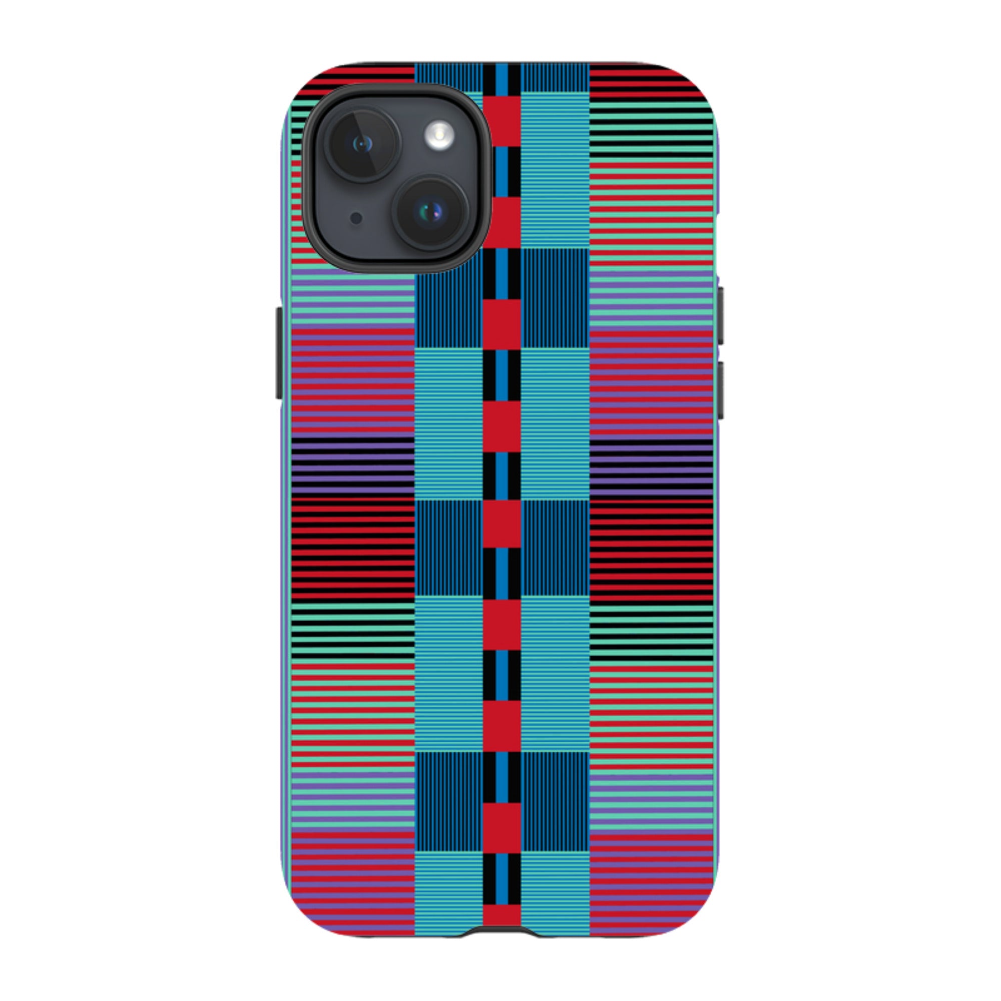 iPhone Tough Case - Indian Stripe By Cressida Bell