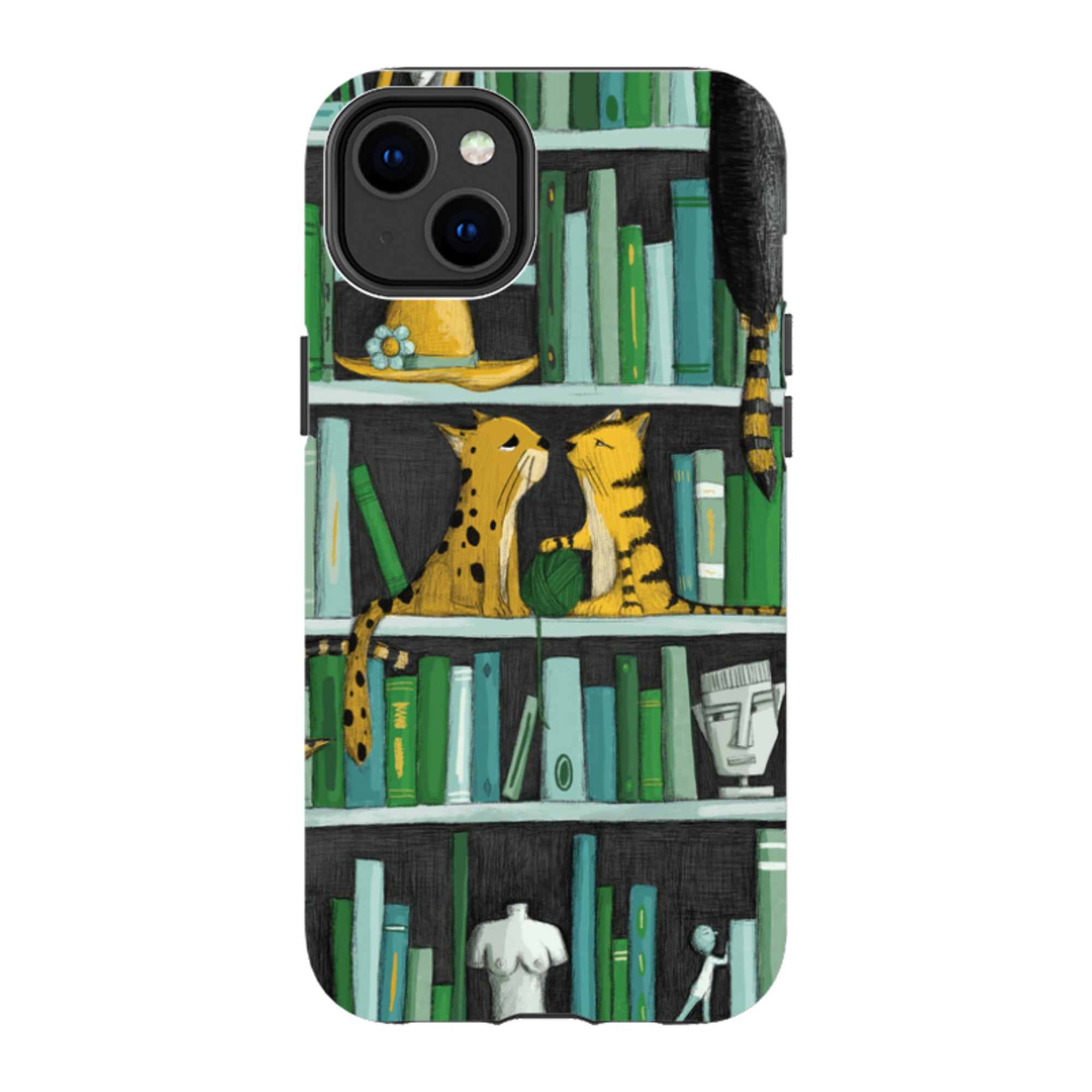 iPhone Tough Case - Library Friends By Maja Lindberg