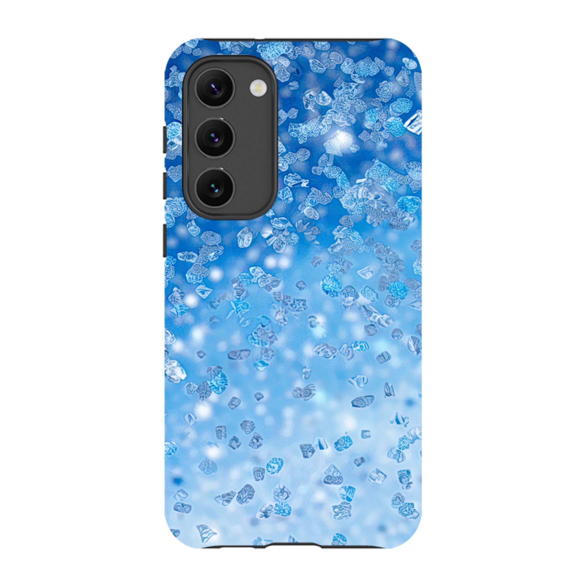 Samsung Tough Case - Blue Glitter (Case Does Not Glitter)