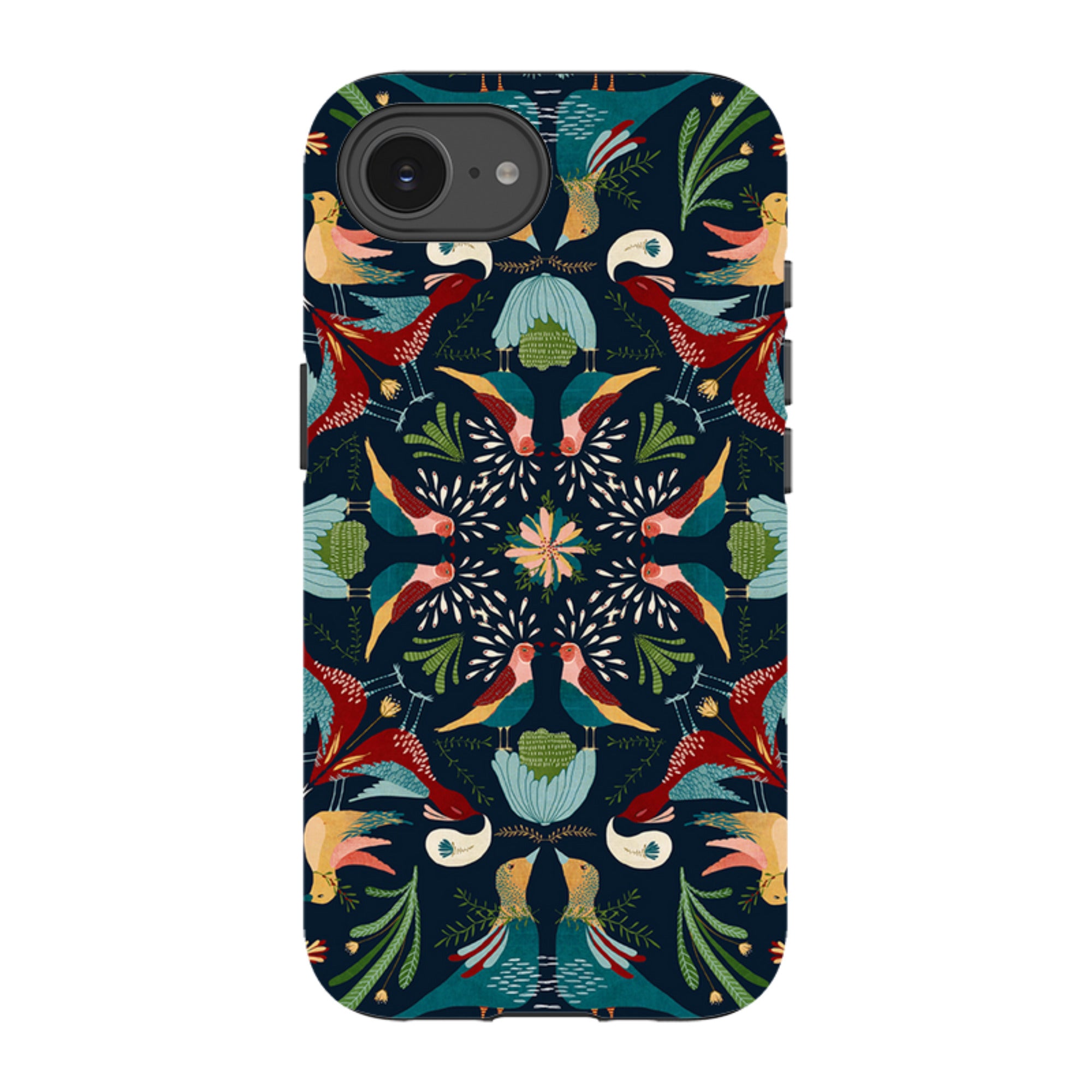 iPhone Tough Case - Navy Hanky By Katherine Quinn