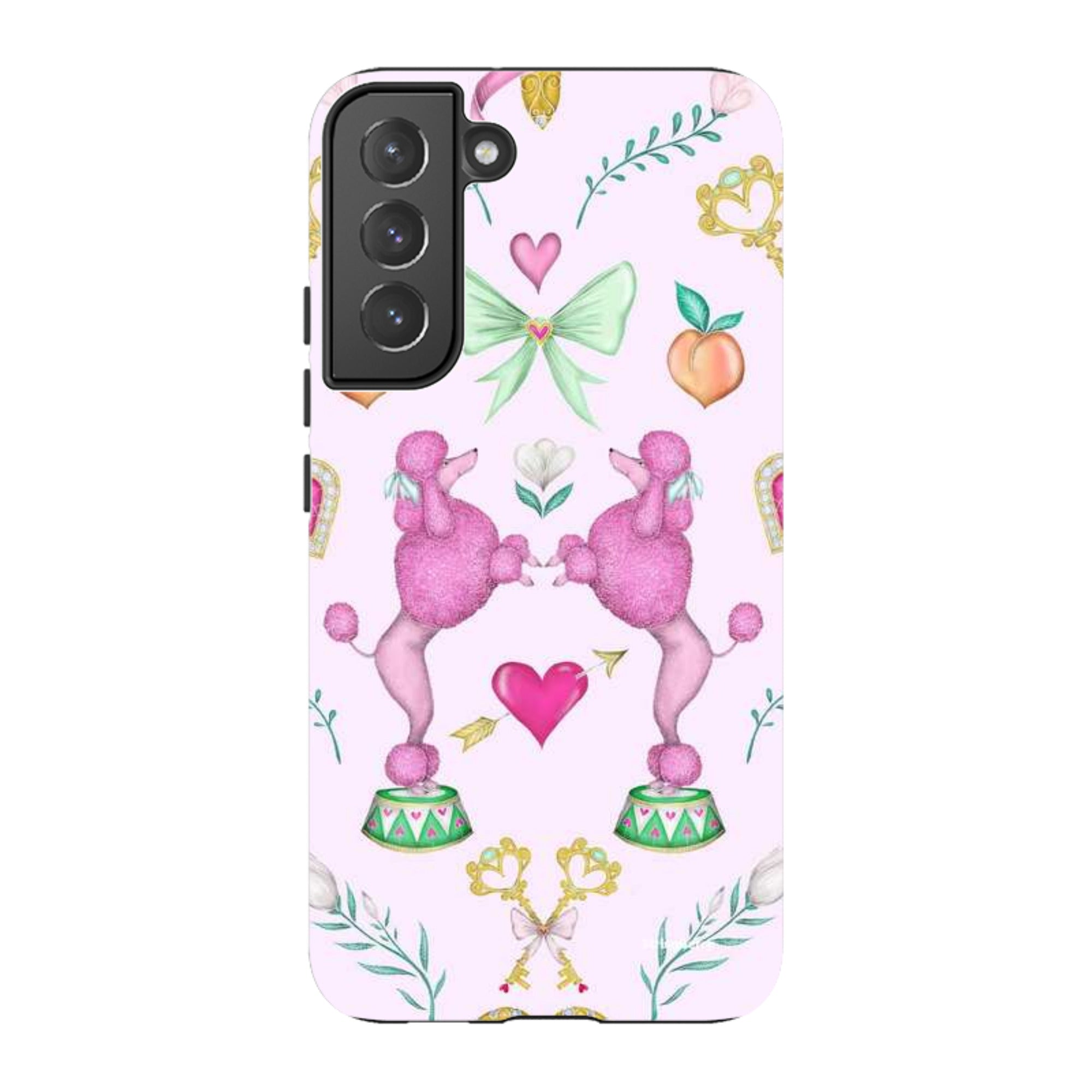 Samsung Tough Case - Pink Poodle Parlour Sugar By Catherine Rowe