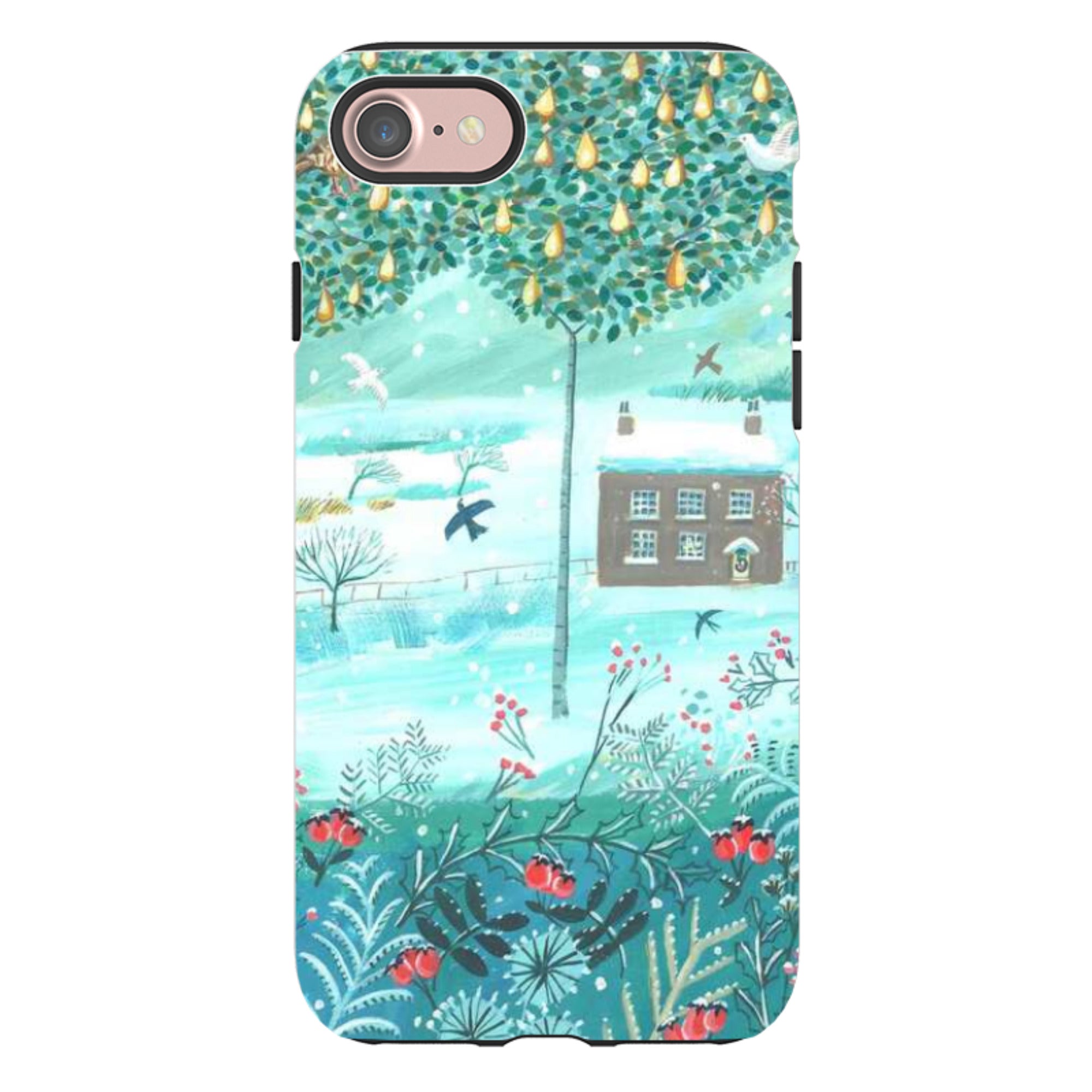 iPhone Tough Case - Pear Trees By Mary Stubberfield