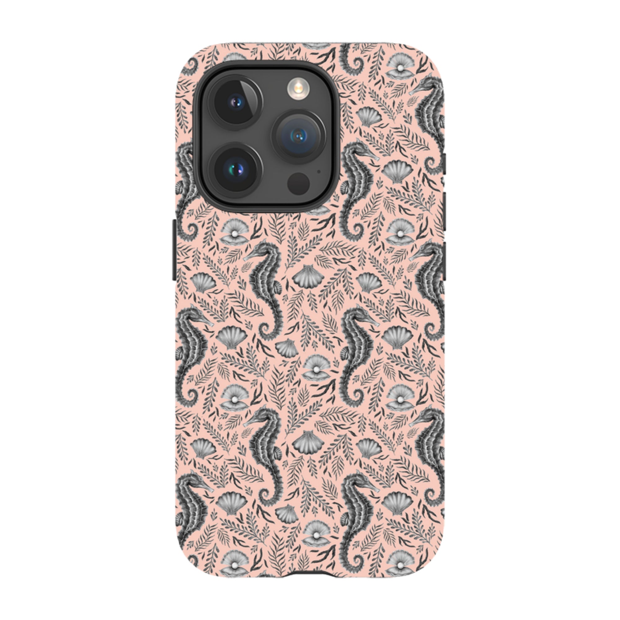 iPhone Tough Case - Seahorse Coral By Catherine Rowe