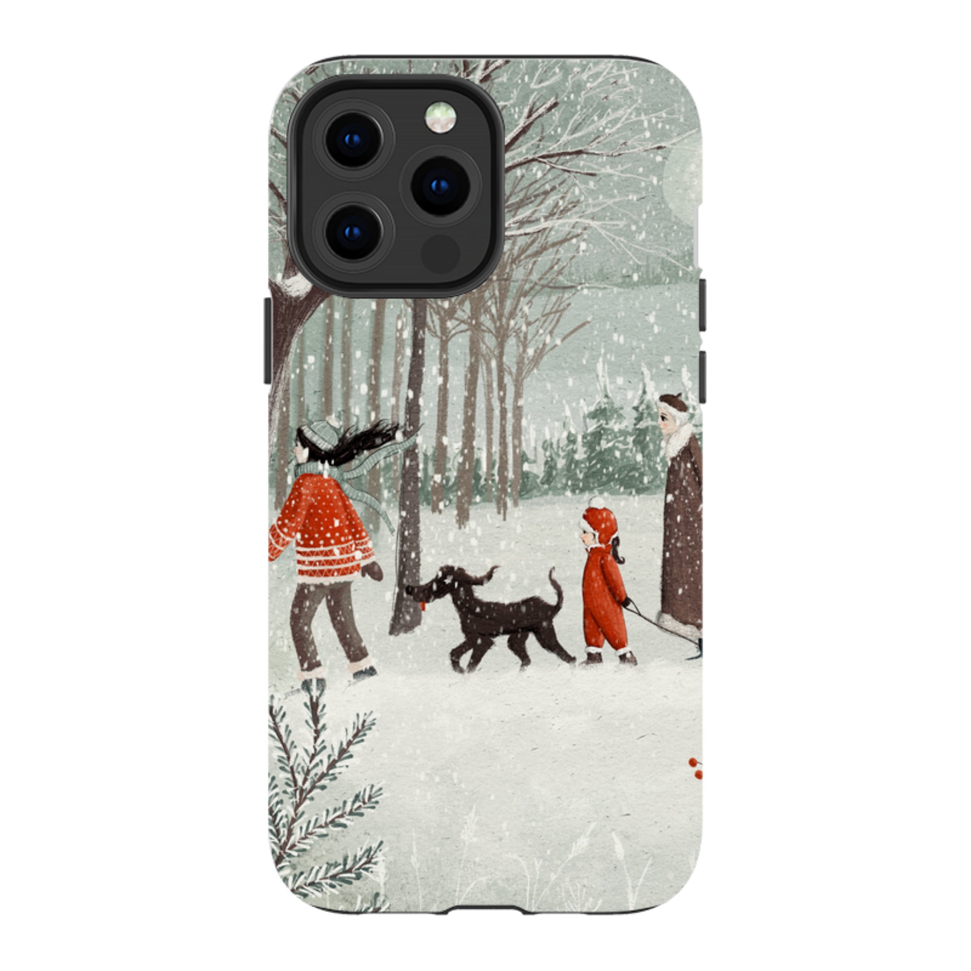 iPhone MagSafe Tough Case -  Winter Walk By Maja Lindberg