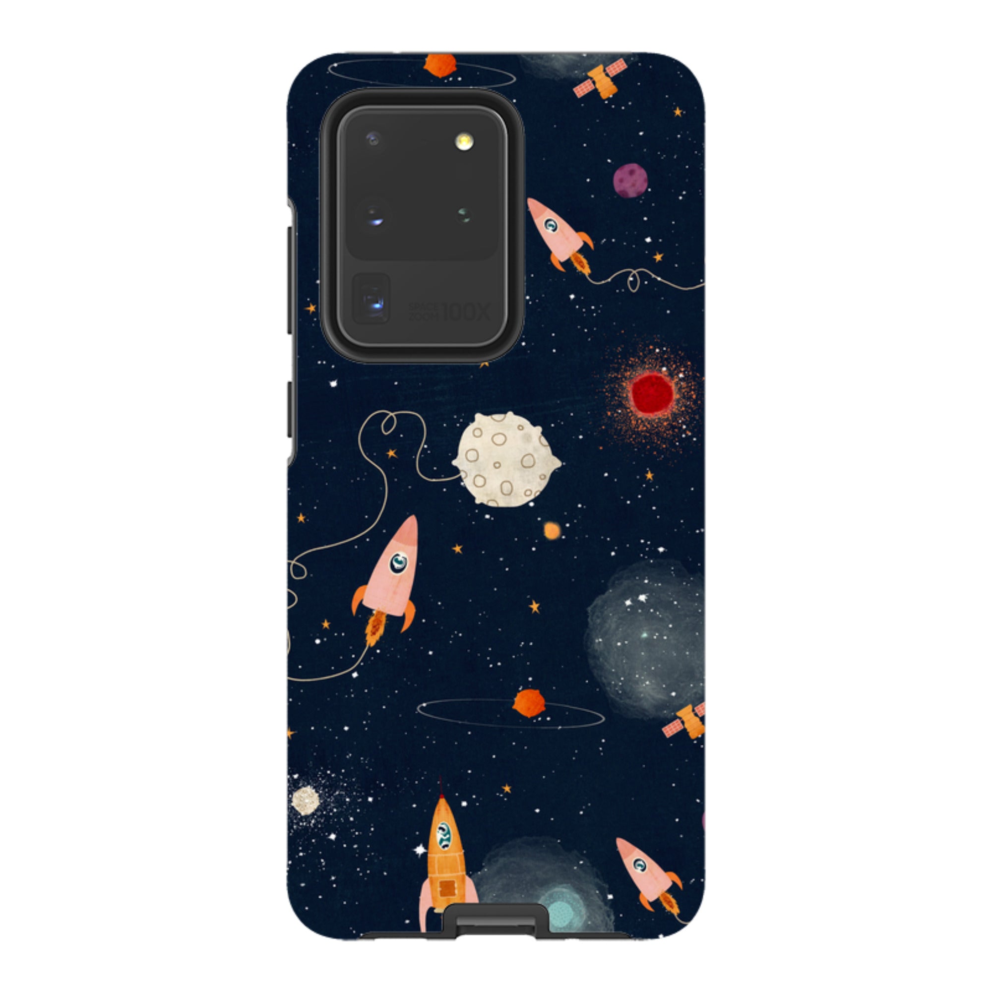 Samsung Tough Case - Rockets Midnight By Katherine Quinn