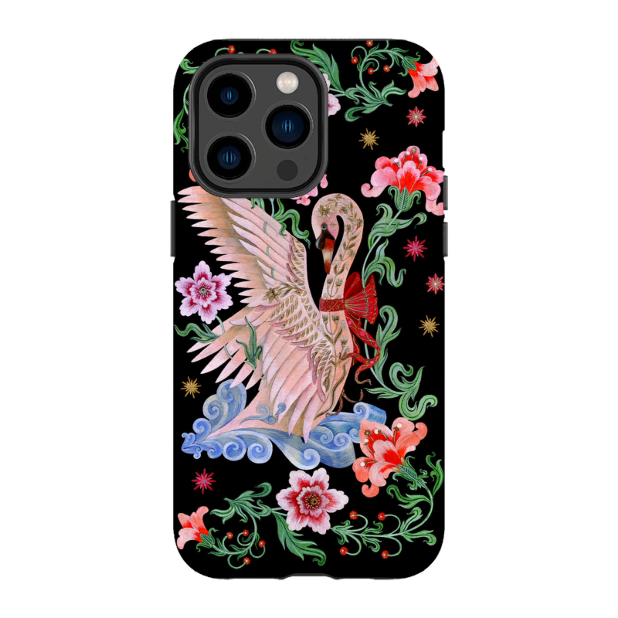 iPhone MagSafe Tough Case - Seven Swans A Swimming By Maria Matos
