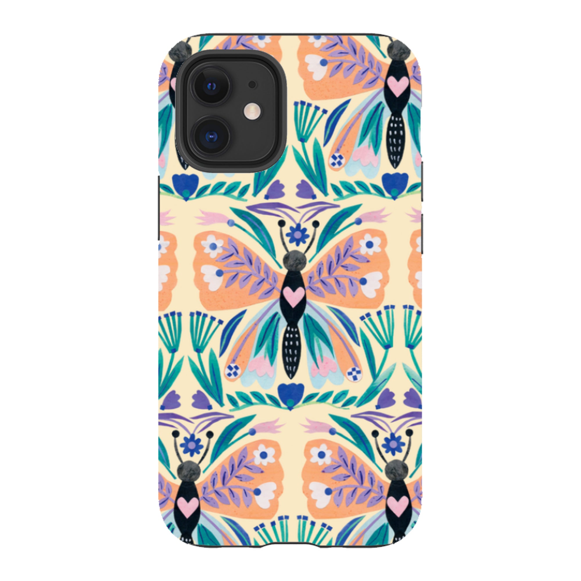 iPhone Tough Case - All Over Butterfly By Tracey English