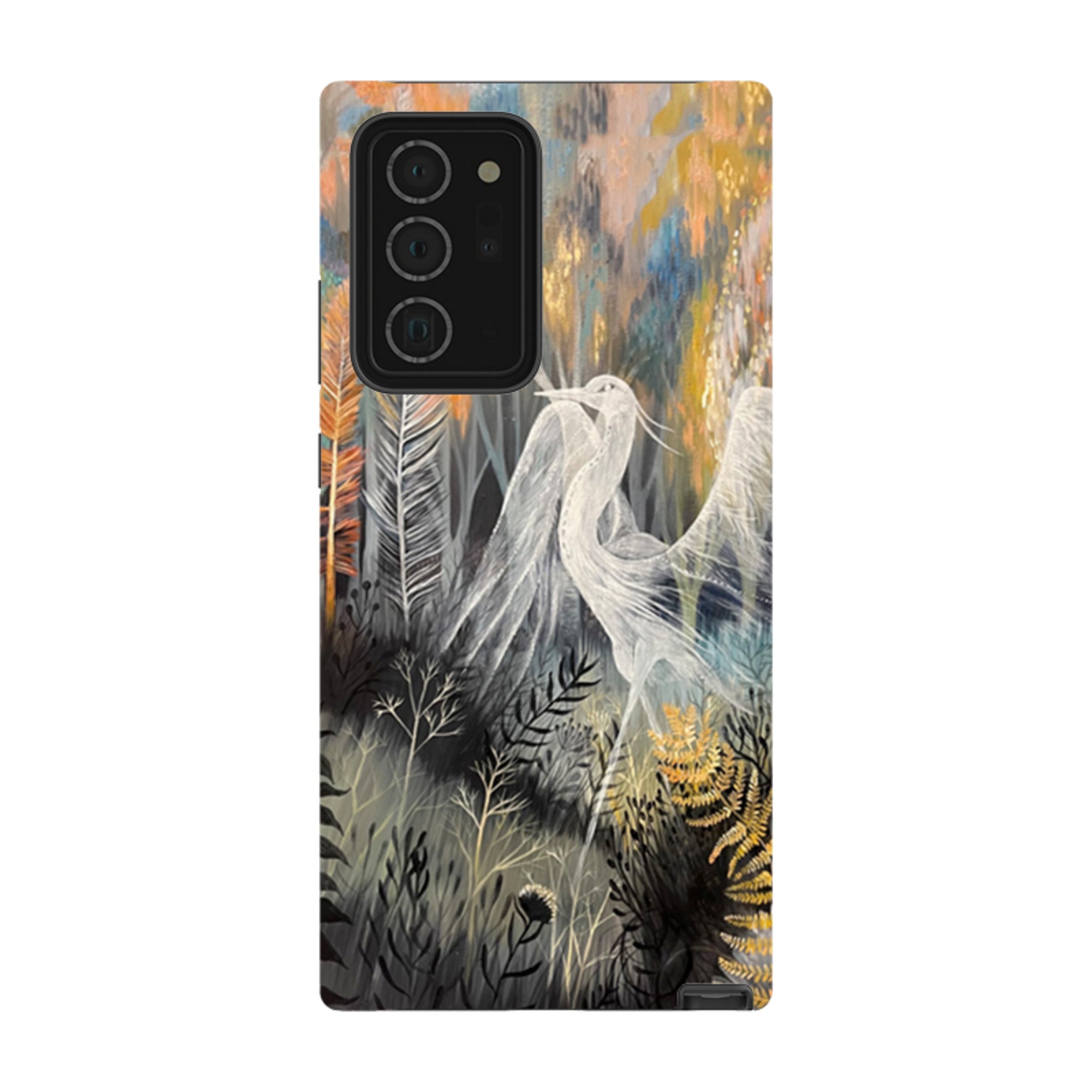 Samsung Tough Case - Ghost Heron By Mia Underwood