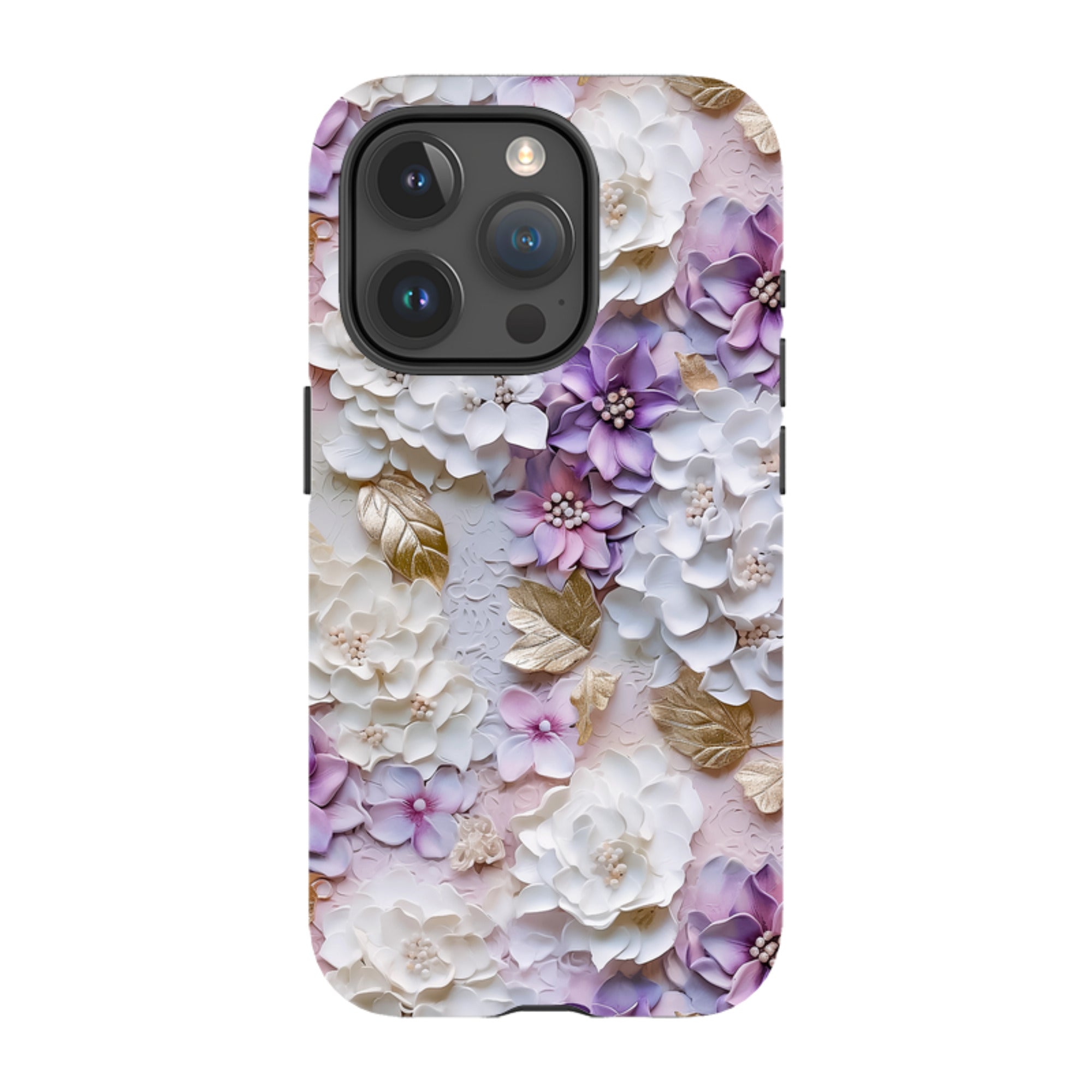 iPhone Tough Case -Gold & Mauve II