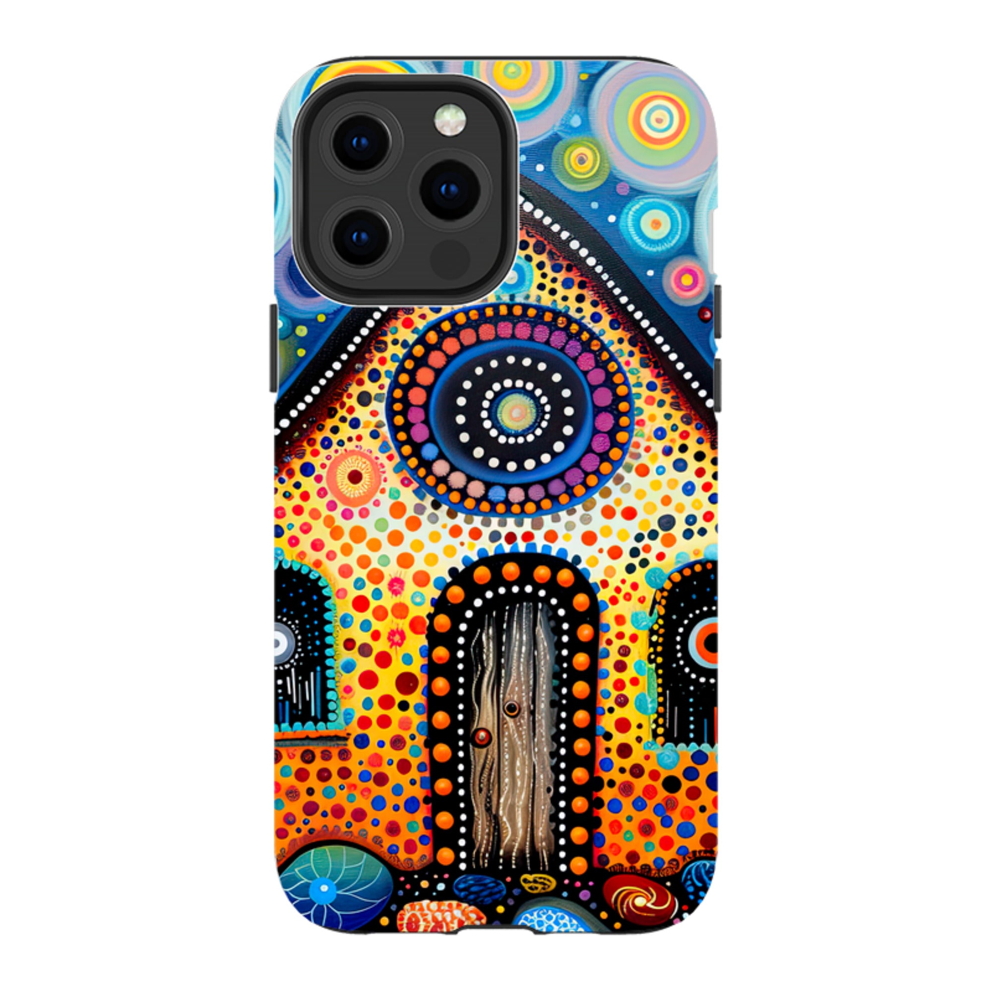 iPhone Case - Folk Art House III