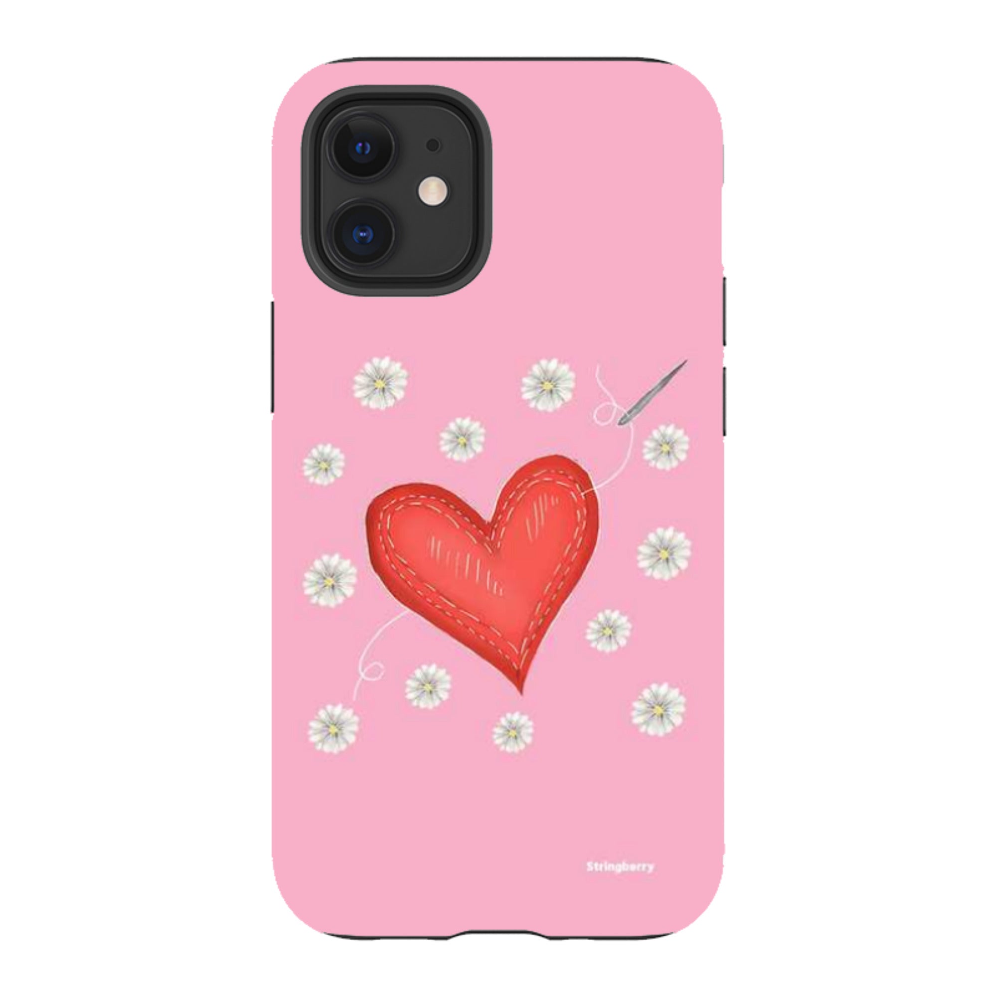 iPhone Tough Case - Love Heart Sewing By Catherine Rowe