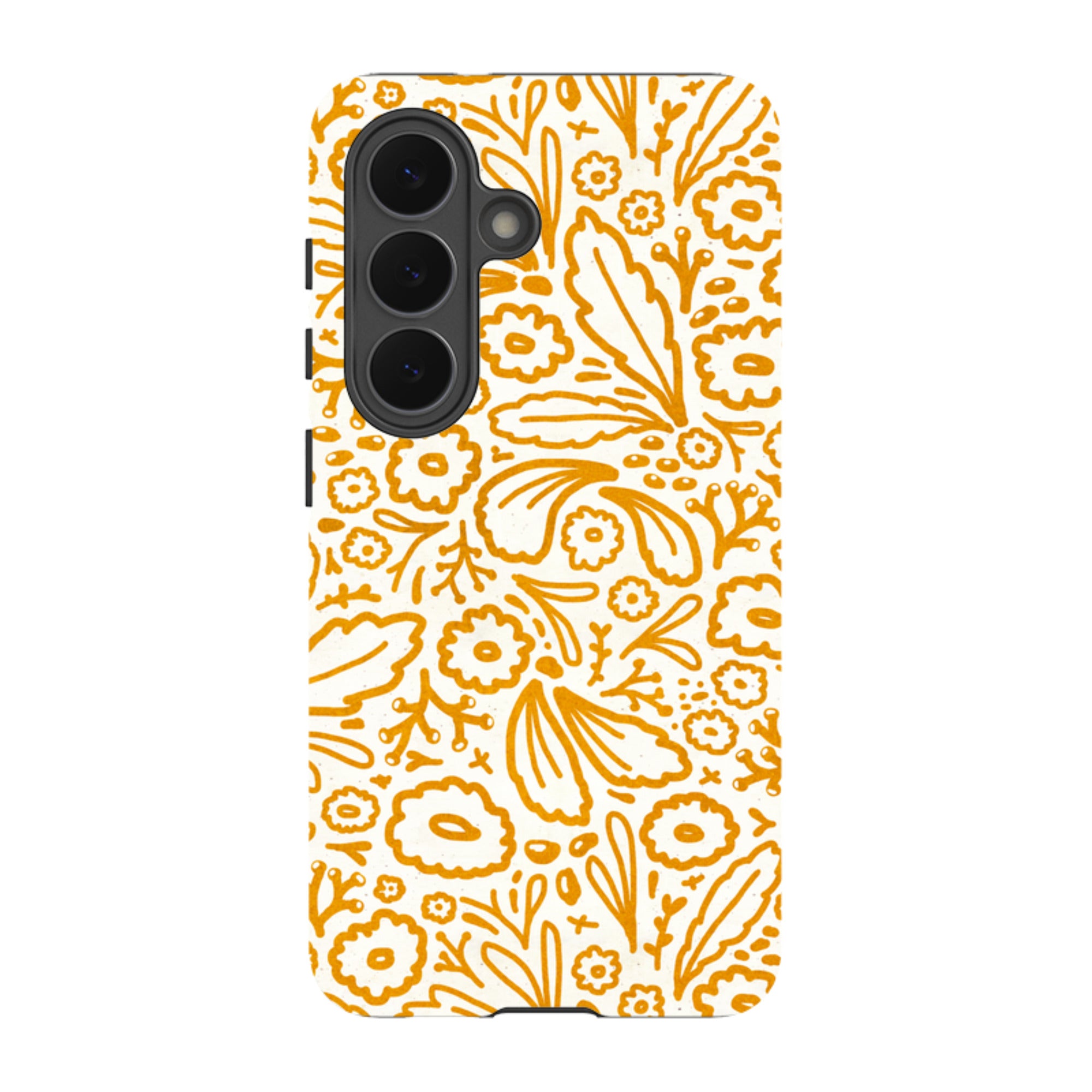 Samsung Tough Case - Wind Fall Mustard By Katherine Quinn