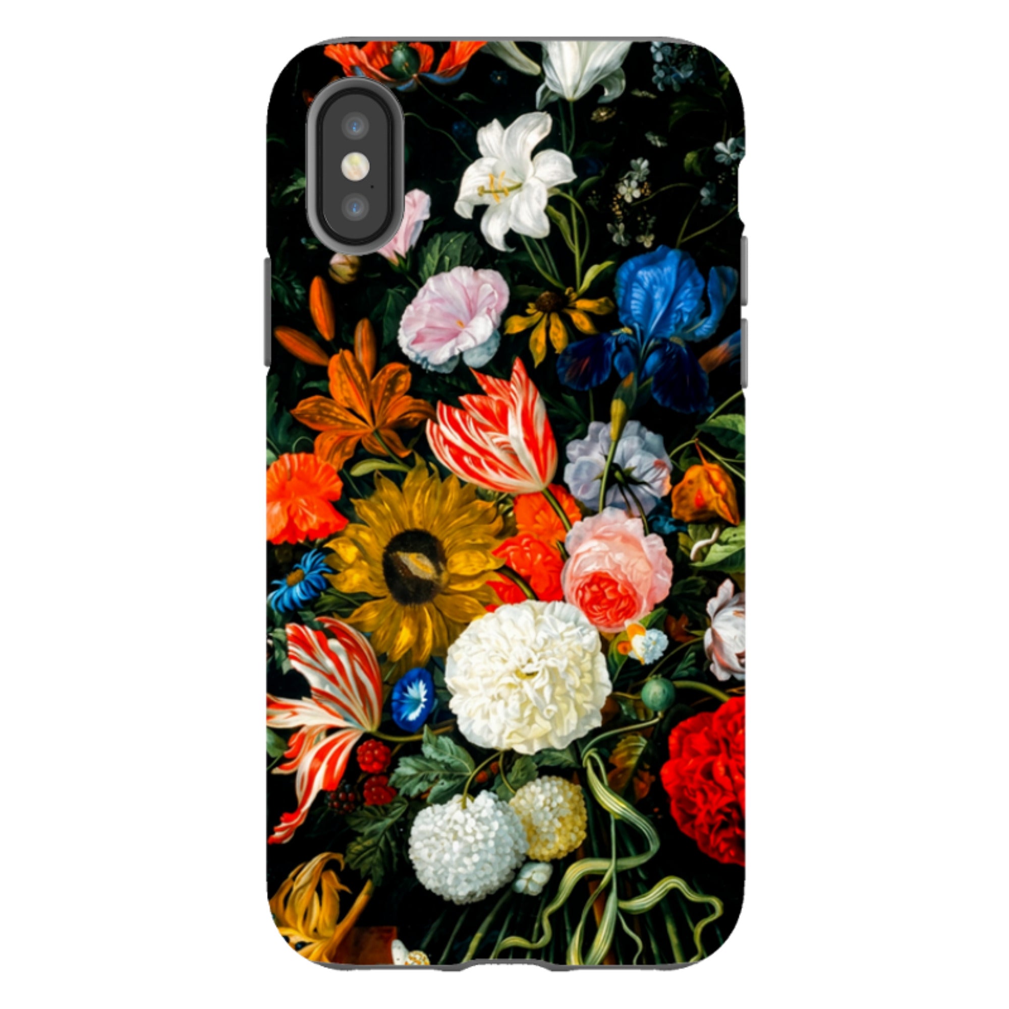 iPhone Tough Case - Still Life Tulip & Sunflower