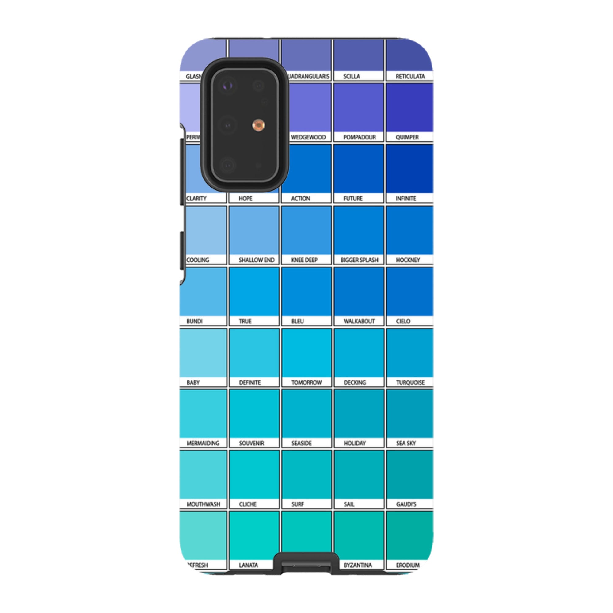 Samsung Tough Case - Blue Chromology By Kitty Joseph