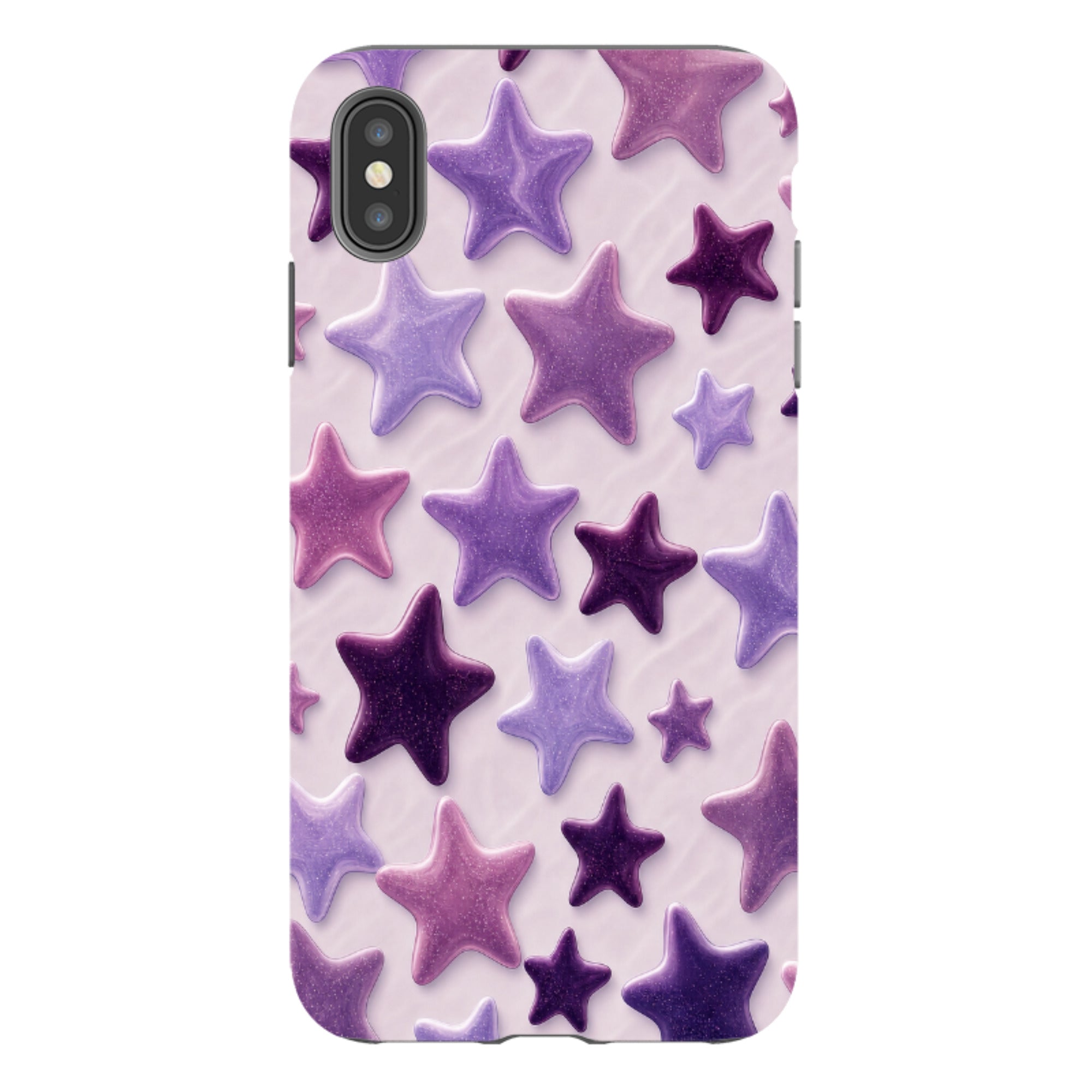 iPhone Tough Case - Lavender Purple Star
