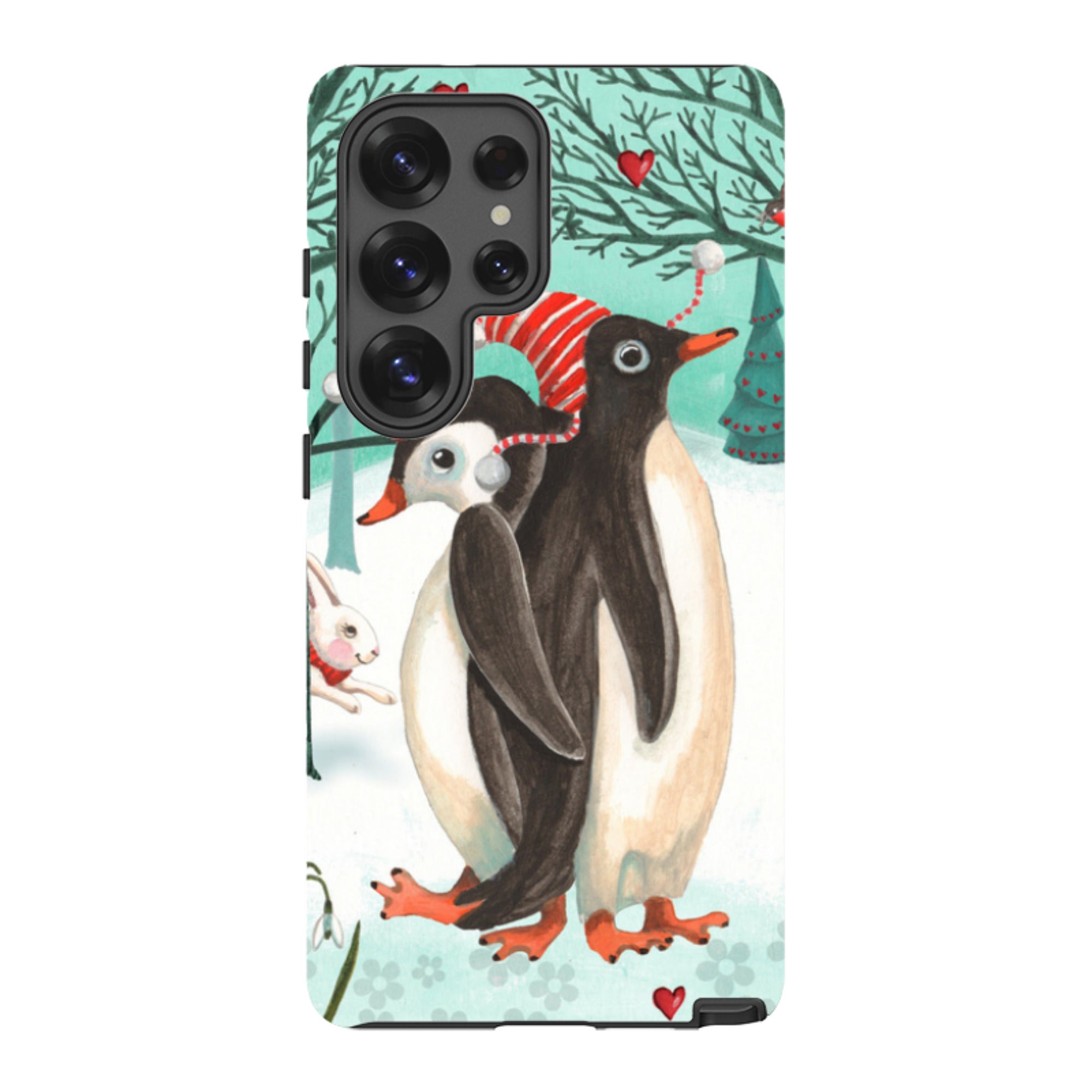 Samsung Tough Case - Winter Together By Caroline Bonne Muller