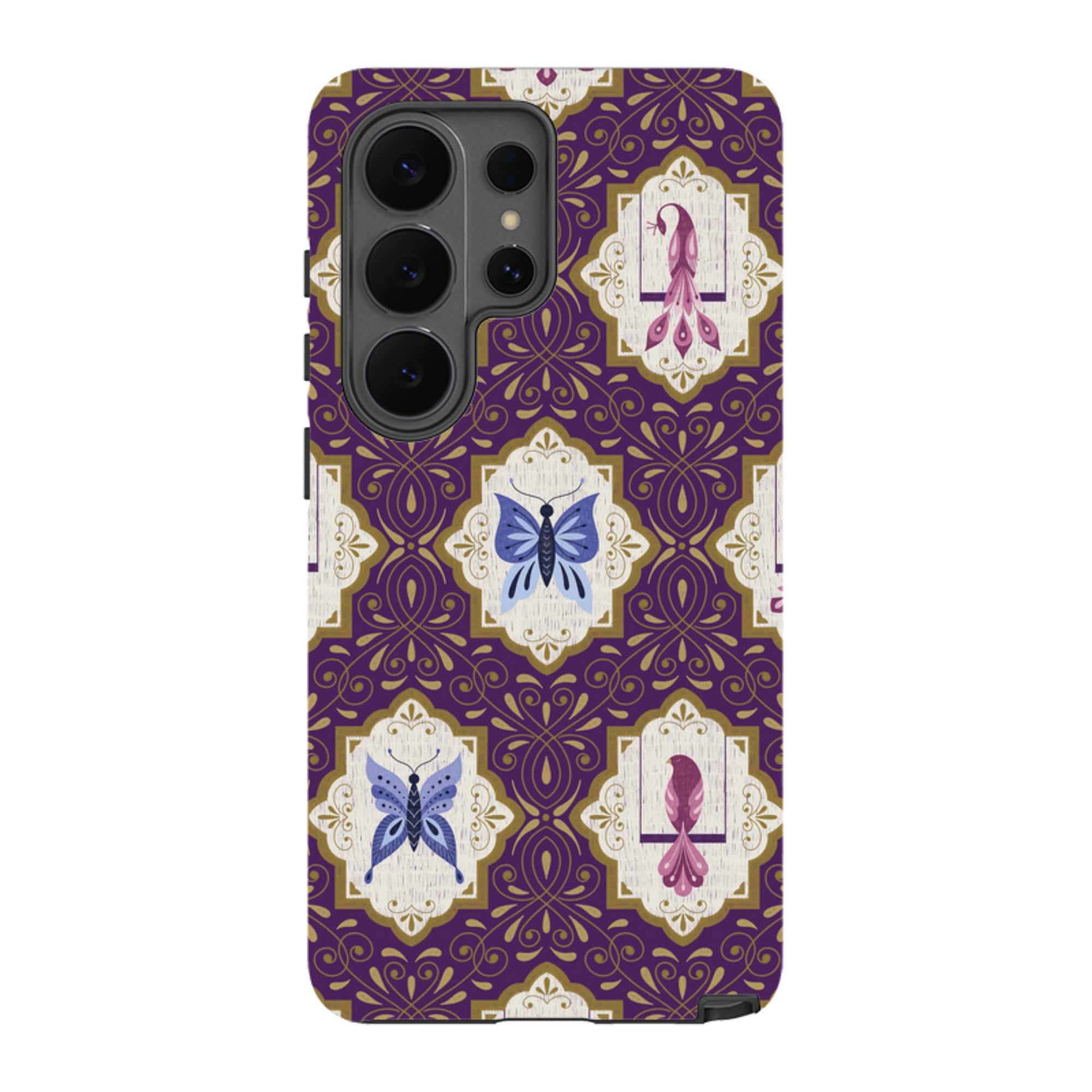 Samsung Tough Case - Wingframes Purple By Jenny Zemanek