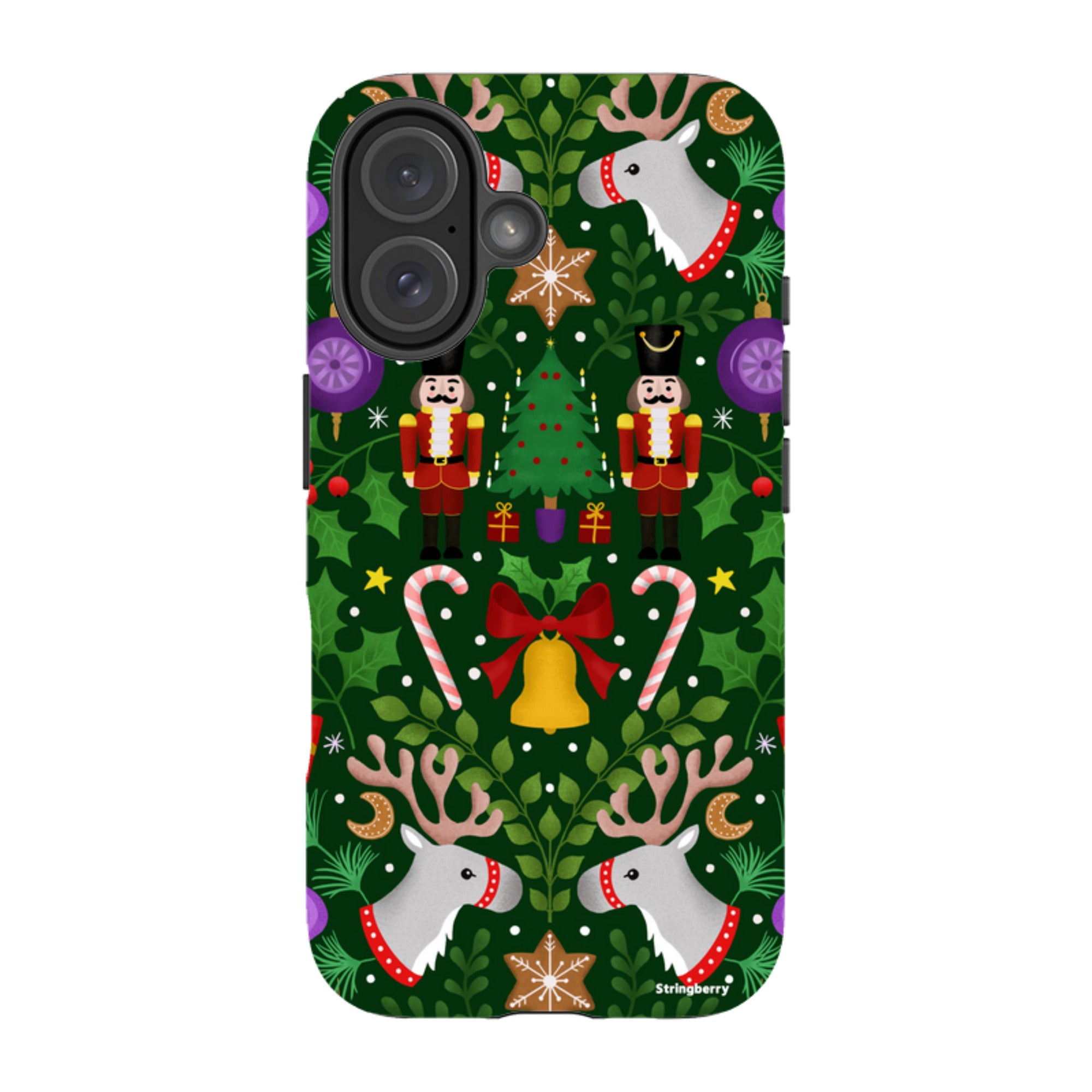 iPhone Tough Case - Xmas Pattern I By Bex Parkin